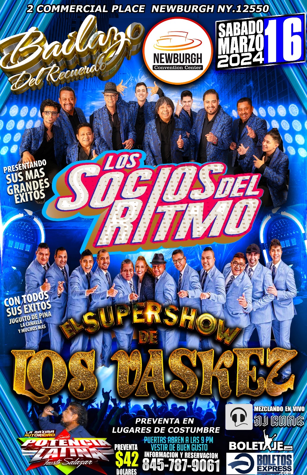 Los Socios Del Ritmo El Super Show De Los Vaskez Tickets Boletosexpress