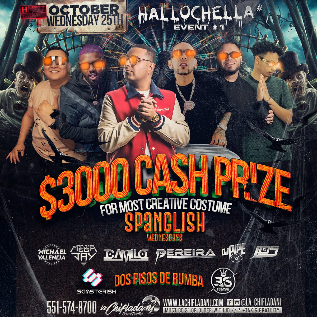 HALLOCHELLA EVENT # 1 AT LA CHIFLADA