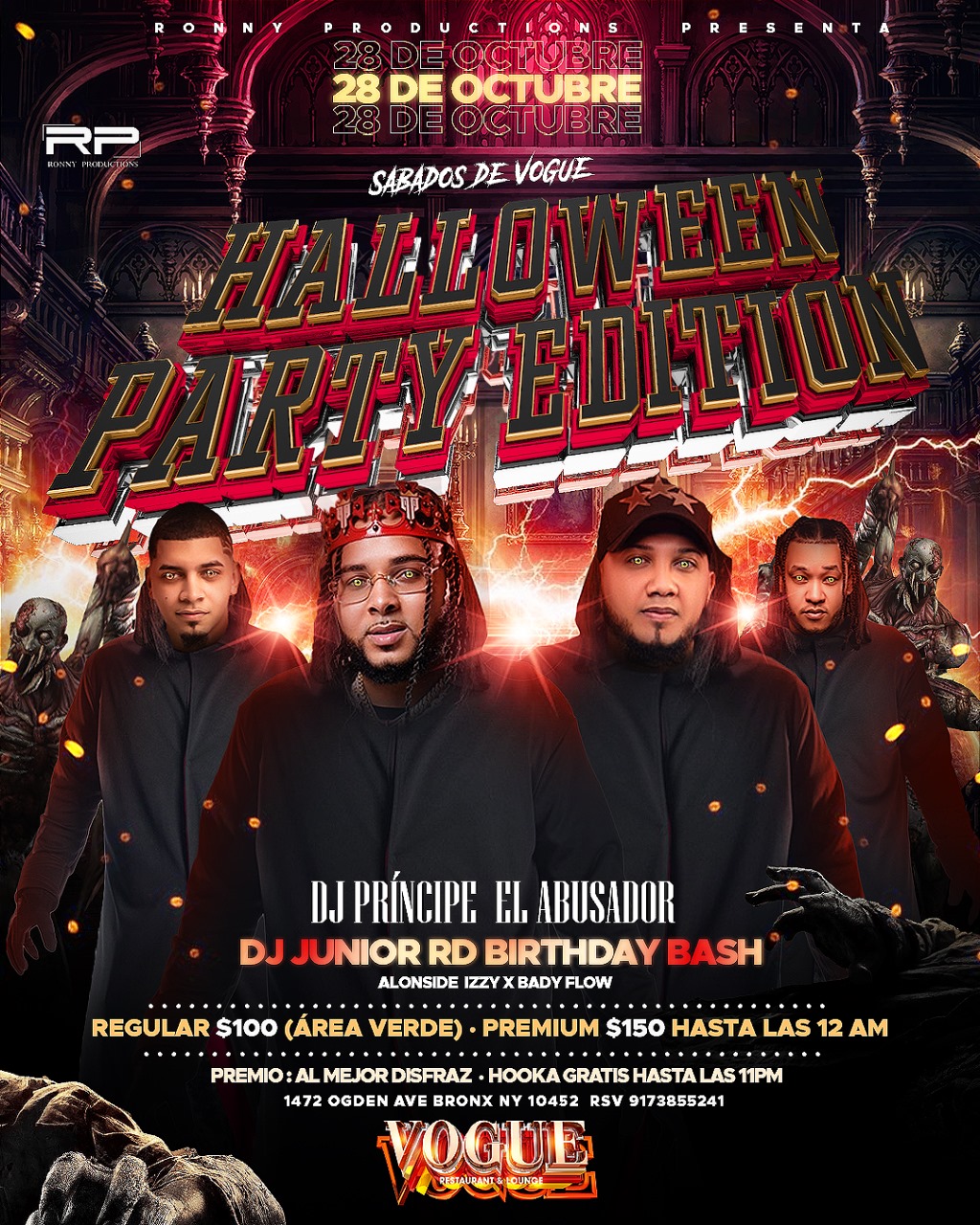 Halloween party vogue