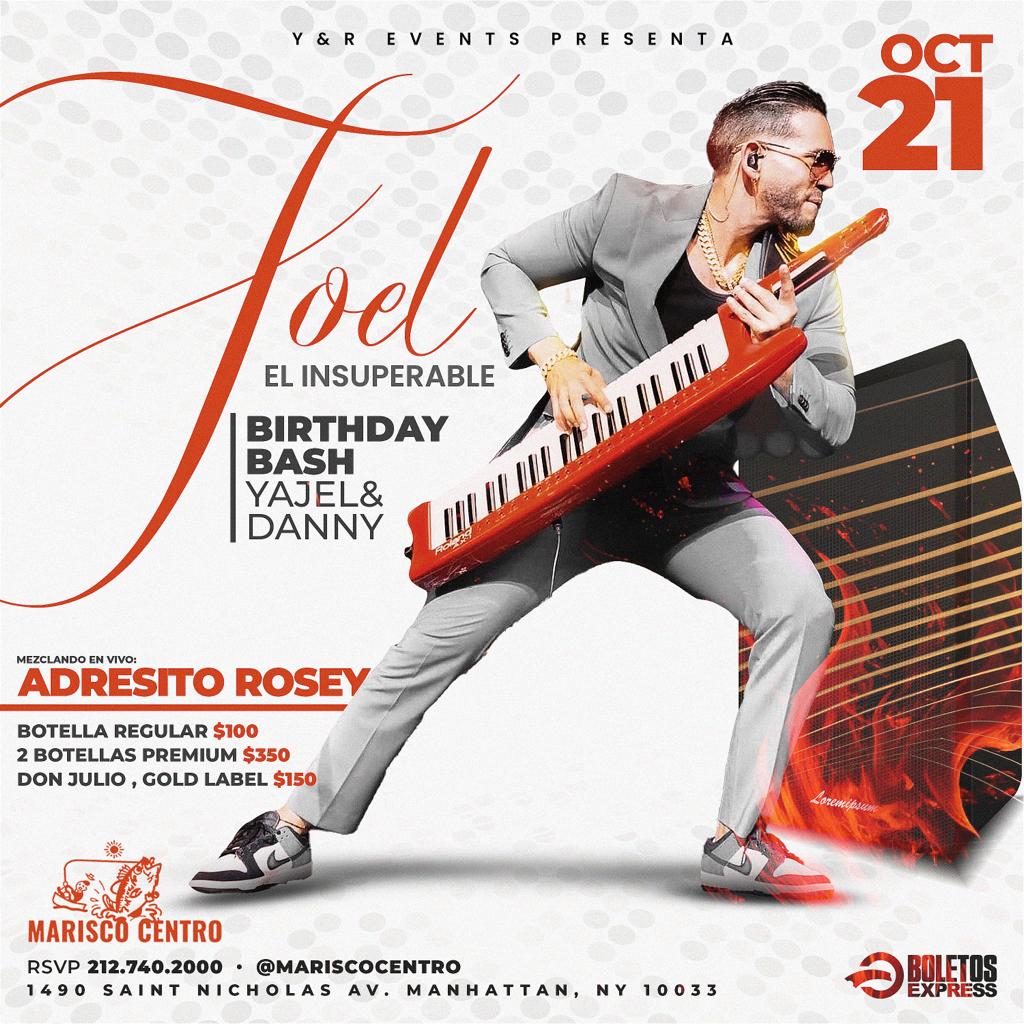 JOEL EL INSUPERABLE Y SU BANDON BACHATA MERENGUE Y MAS