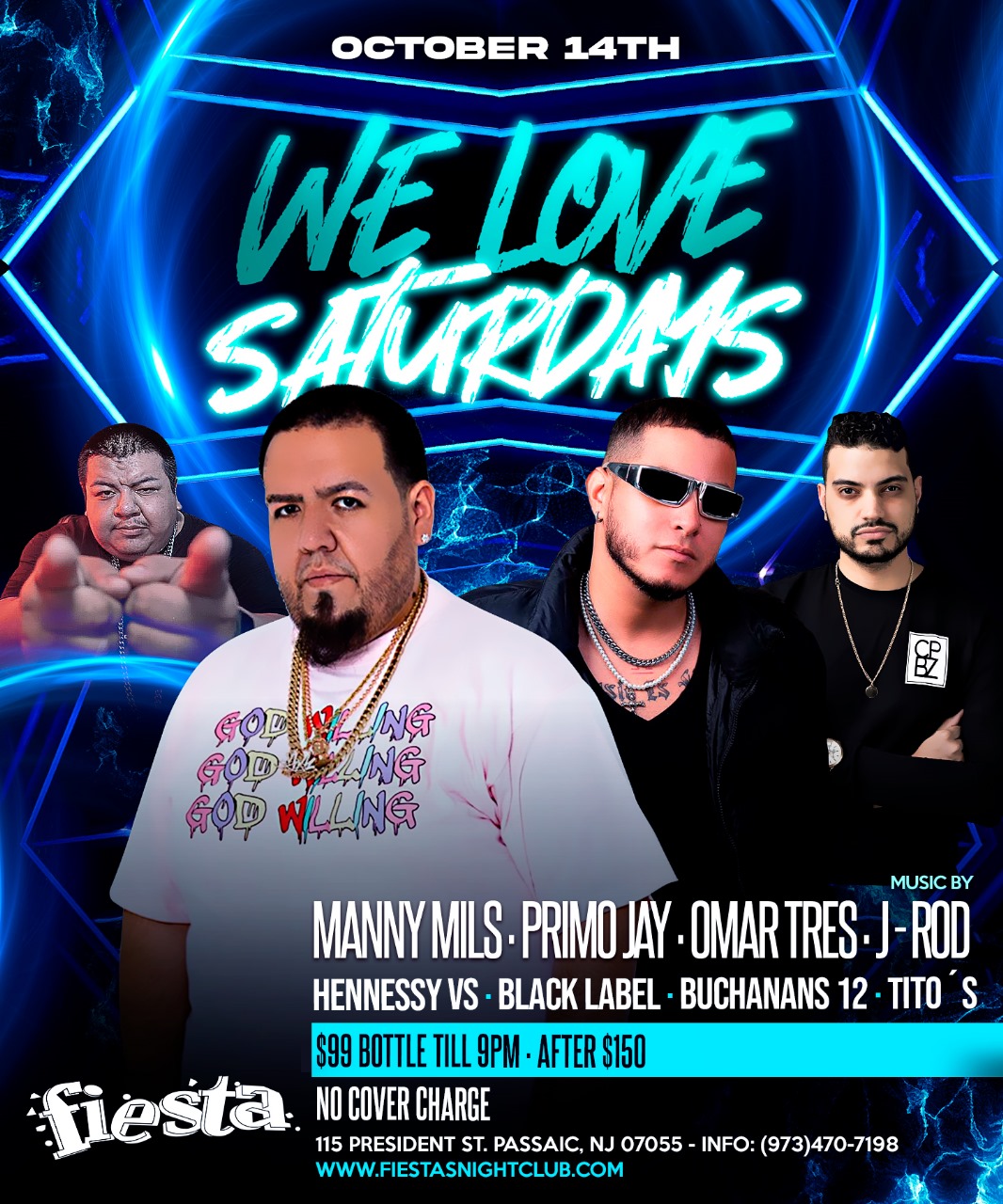 MANNY MILS, PRIMO JAY, OMAR TRES, J-ROD Tickets - BoletosExpress