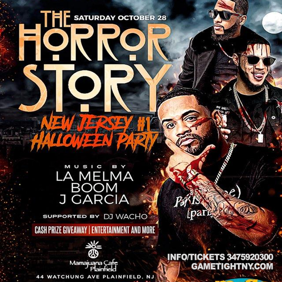 Buy tickets for The Horror Story Mamajuana Cafe Plainfield NJ Halloween party 2023 The Horror Story Mamajuana Cafe Plainfield NJ Halloween party 2023