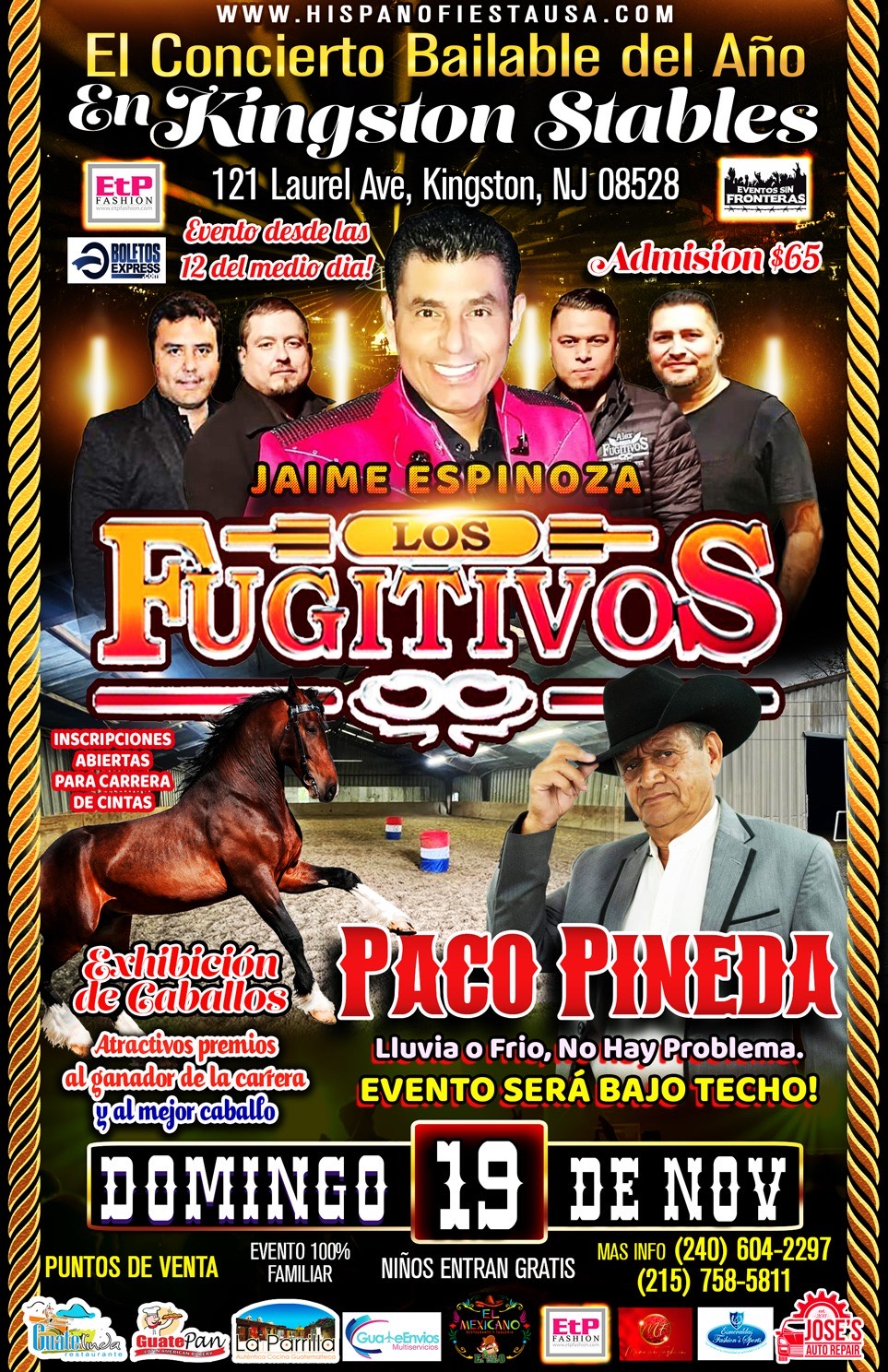 JAIME ESPINOSA LOS FUGITIVOS & PACO PINEDA