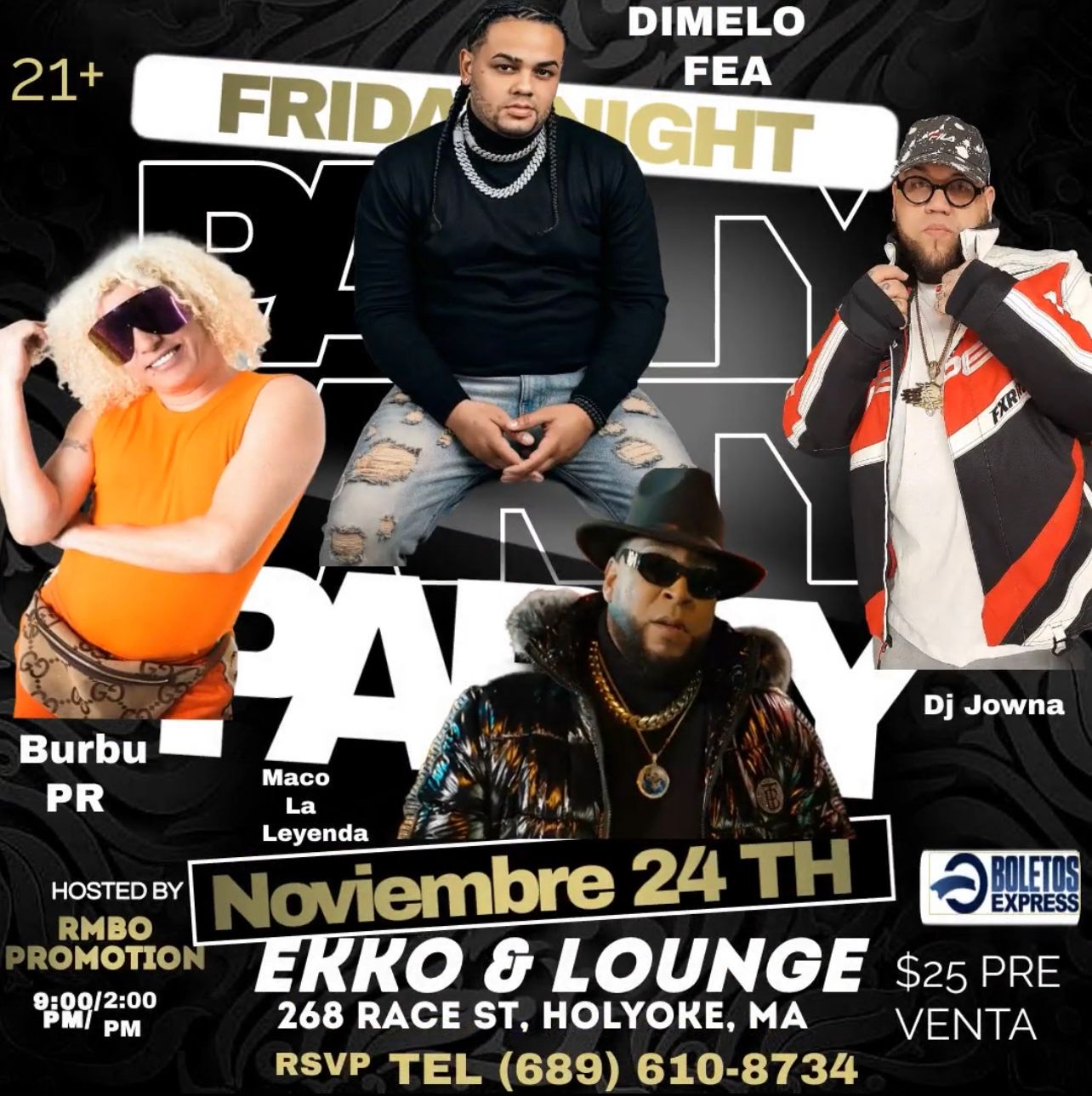 Friiday Rapper FRIDAY NIGHT PARTY Tickets - BoletosExpress