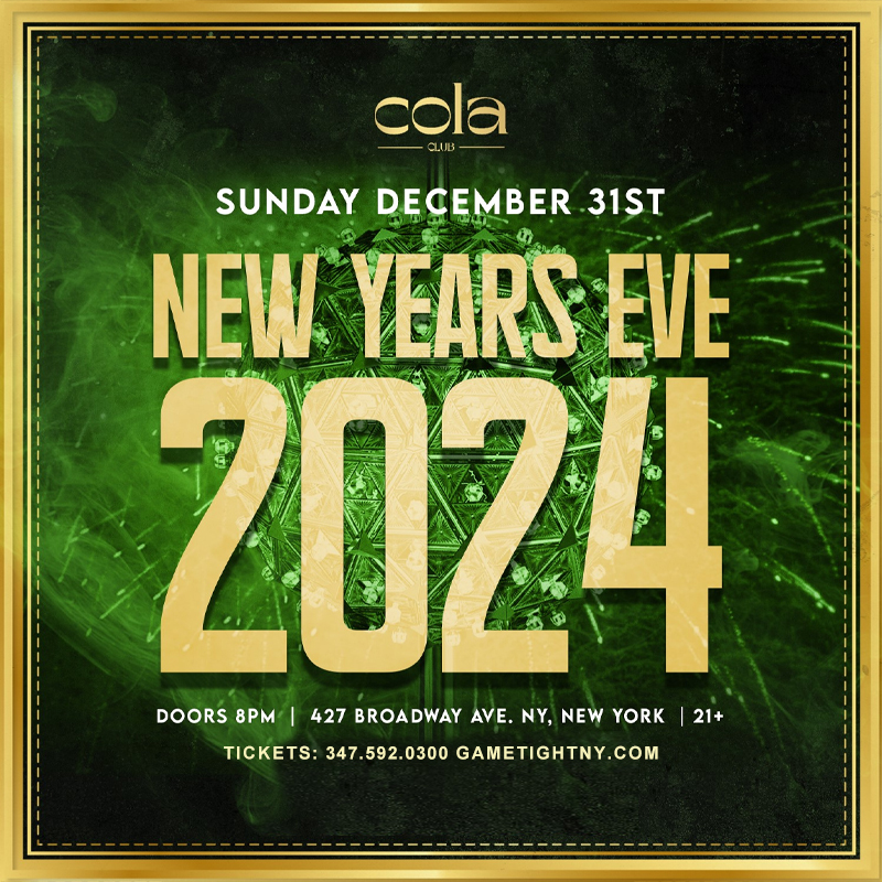 Cola Club The House of Cannabis New Year's Eve Party 2024