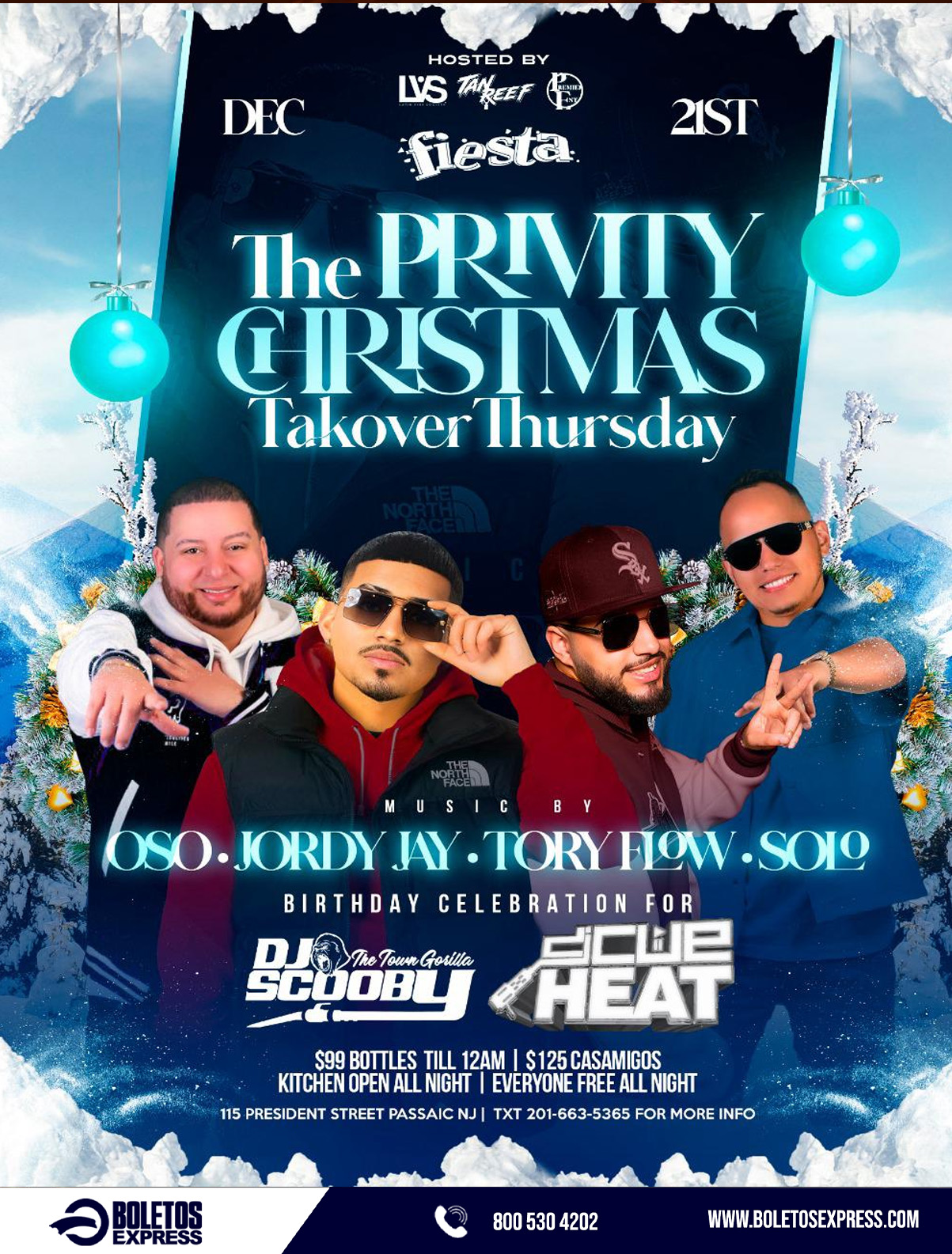THE PRIVITY CHRISTMAS; MUSIC BY: DJ OSO, JORDY JAY, TORY FLOW, SOLO