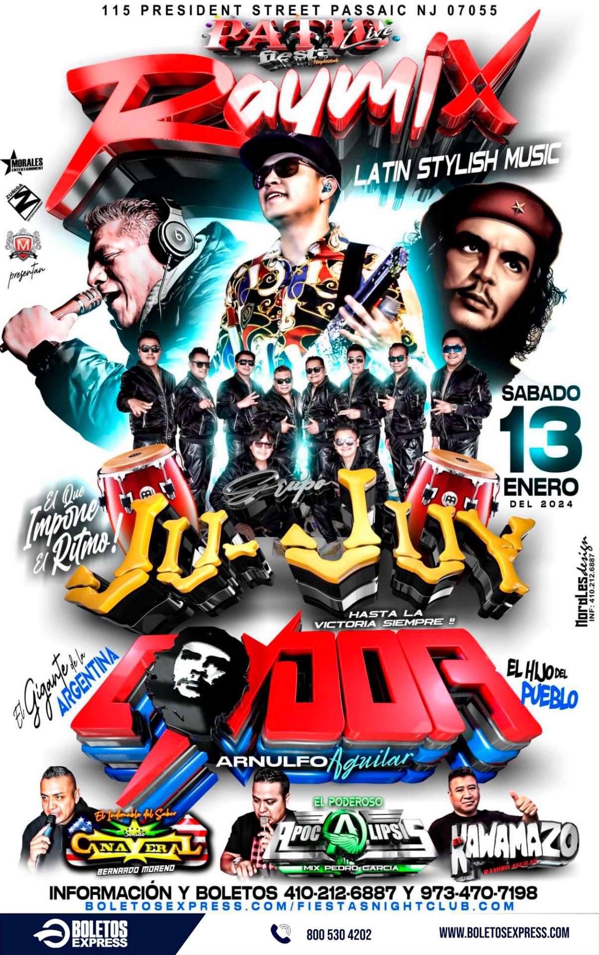 RAYMIX, GRUPO JU-JUY, SONIDO CONDOR, SONIDO CAÑAVERAL, SONIDO APOCALIPSIS, SONIDO APOCALIPSIS, EL KAWAMAZO