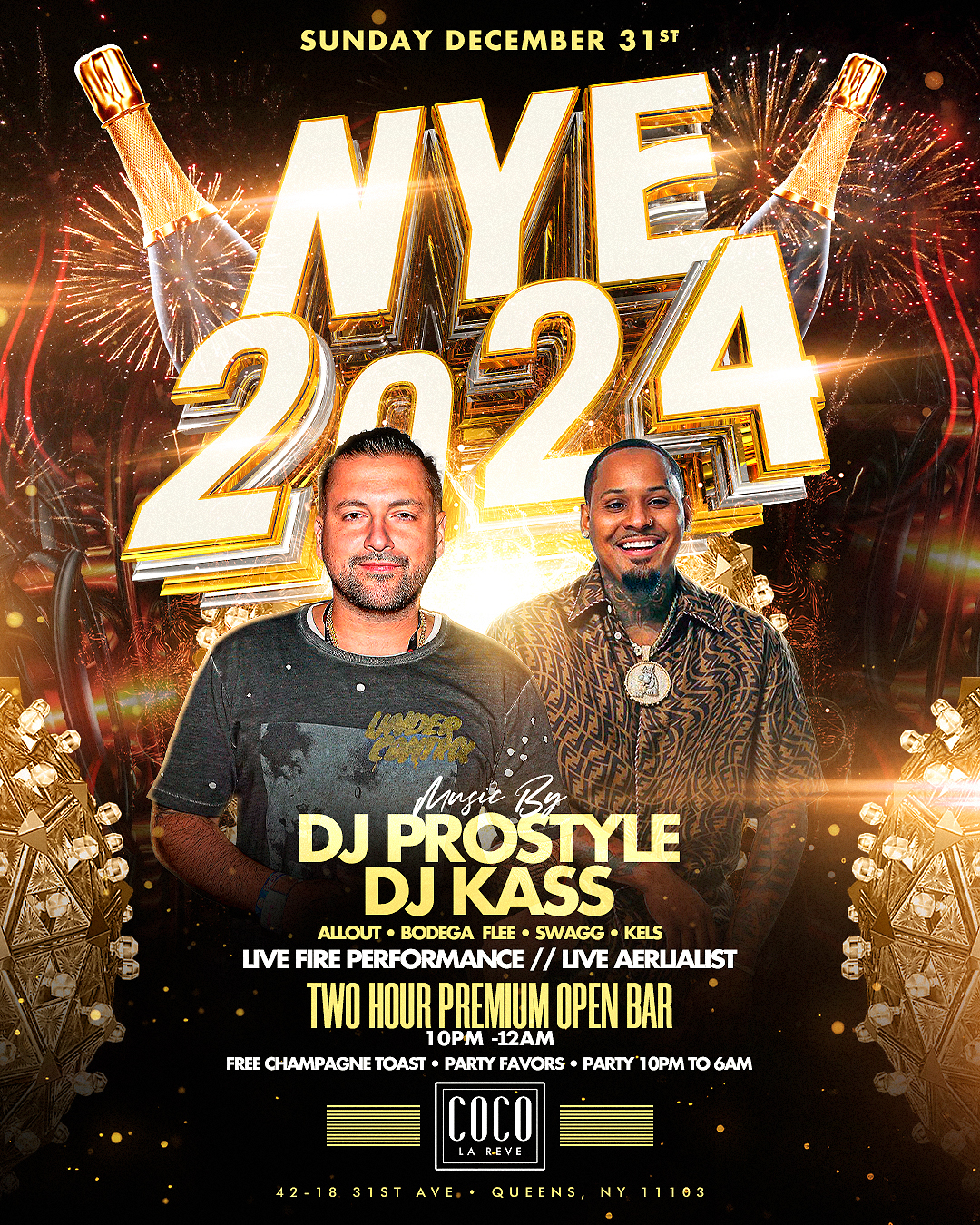 New Years Eve at CoCo La-Reve