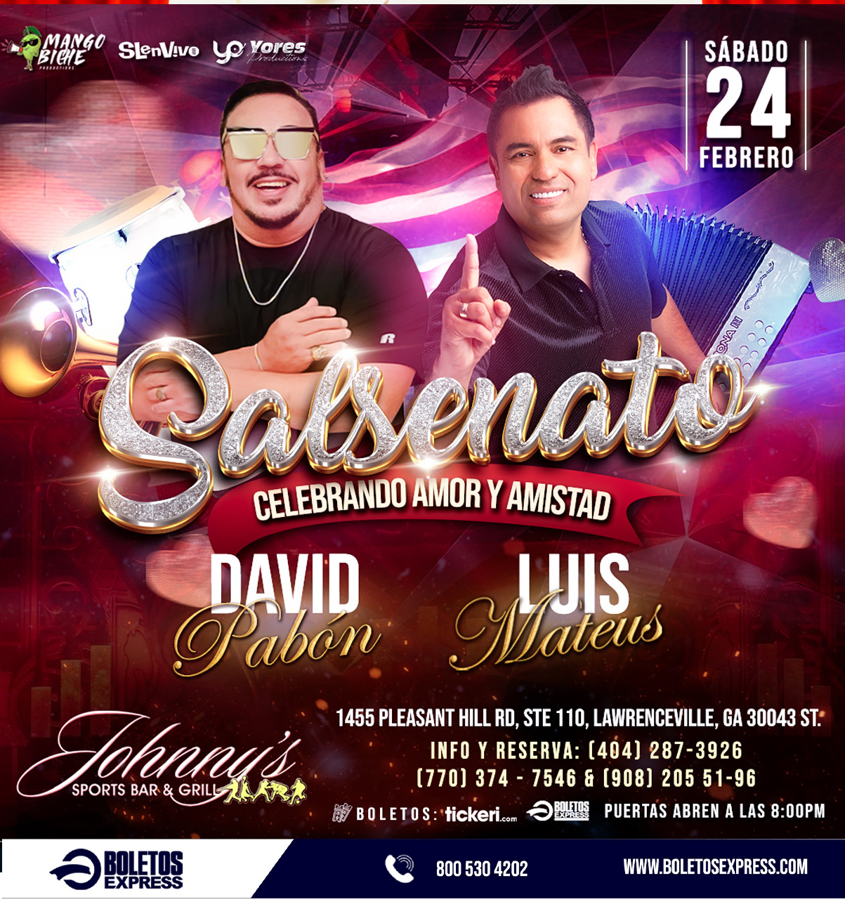 DAVID PABON & LUIS MATEUS, SALSENATO DE AMOR Y AMISTAD!