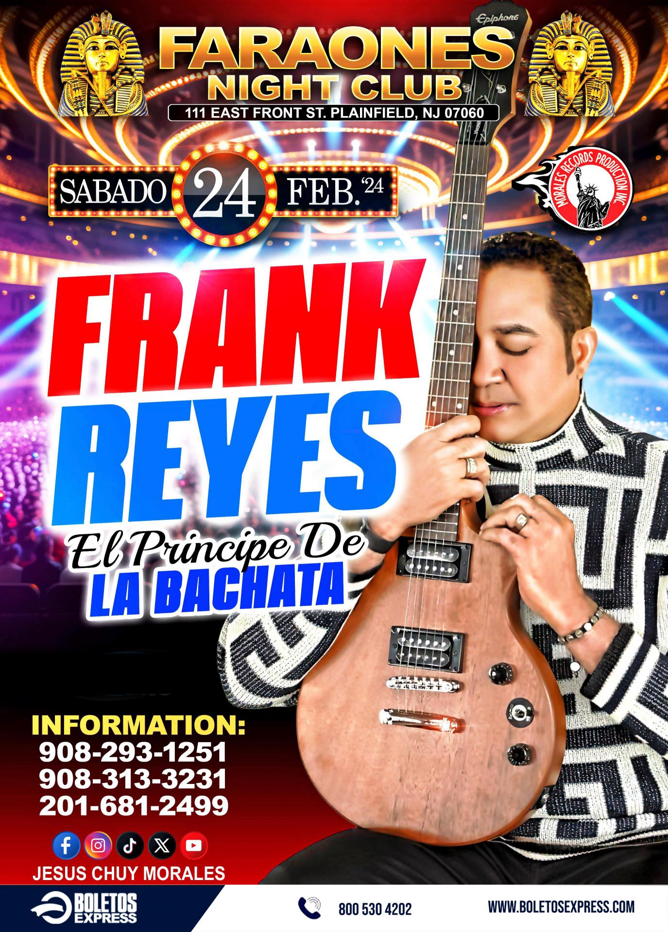 Buy tickets for Frank Reyes en Plainfield NJ Frank Reyes en Plainfield NJ