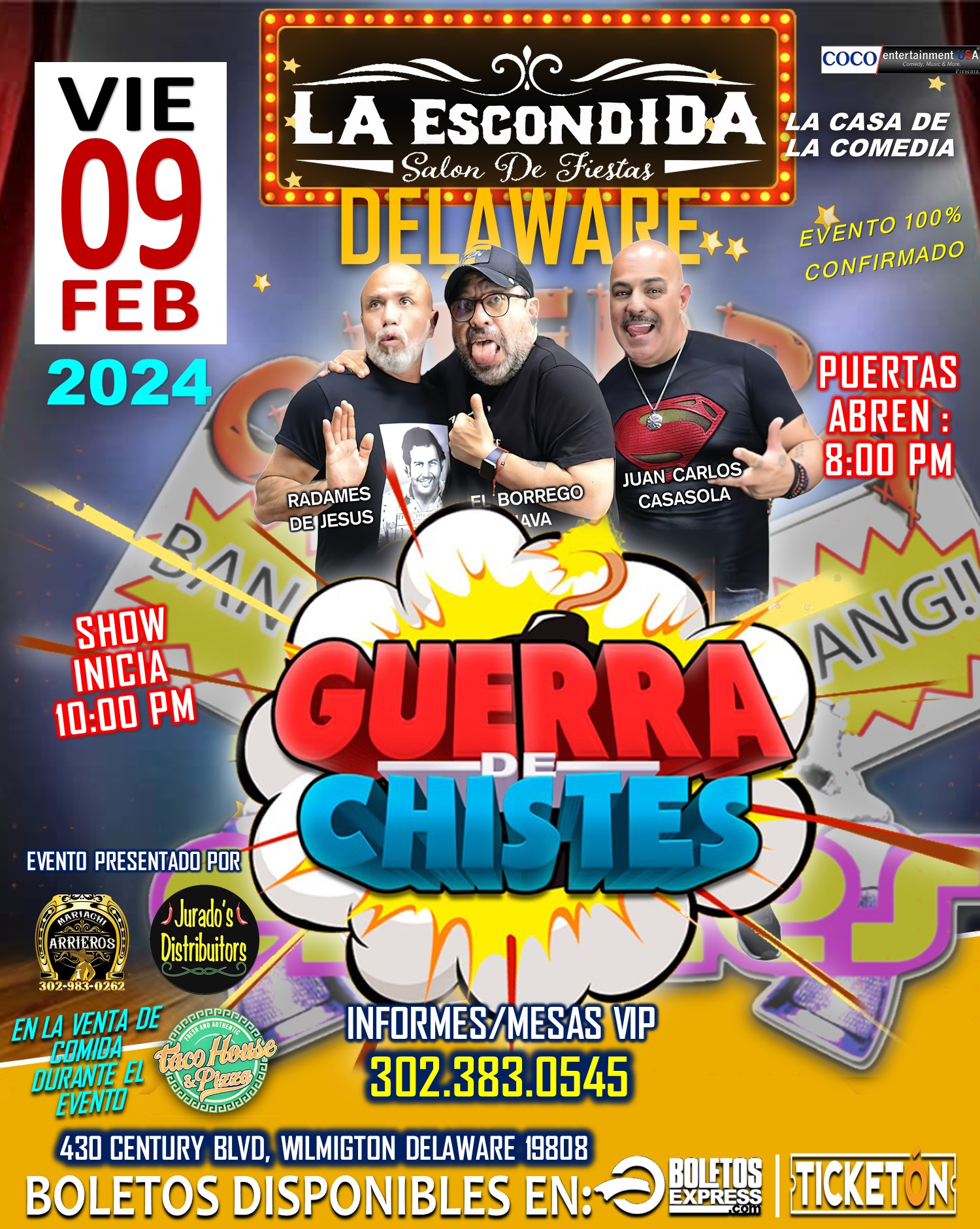 GUERRA DE CHISTES EN DELAWARE