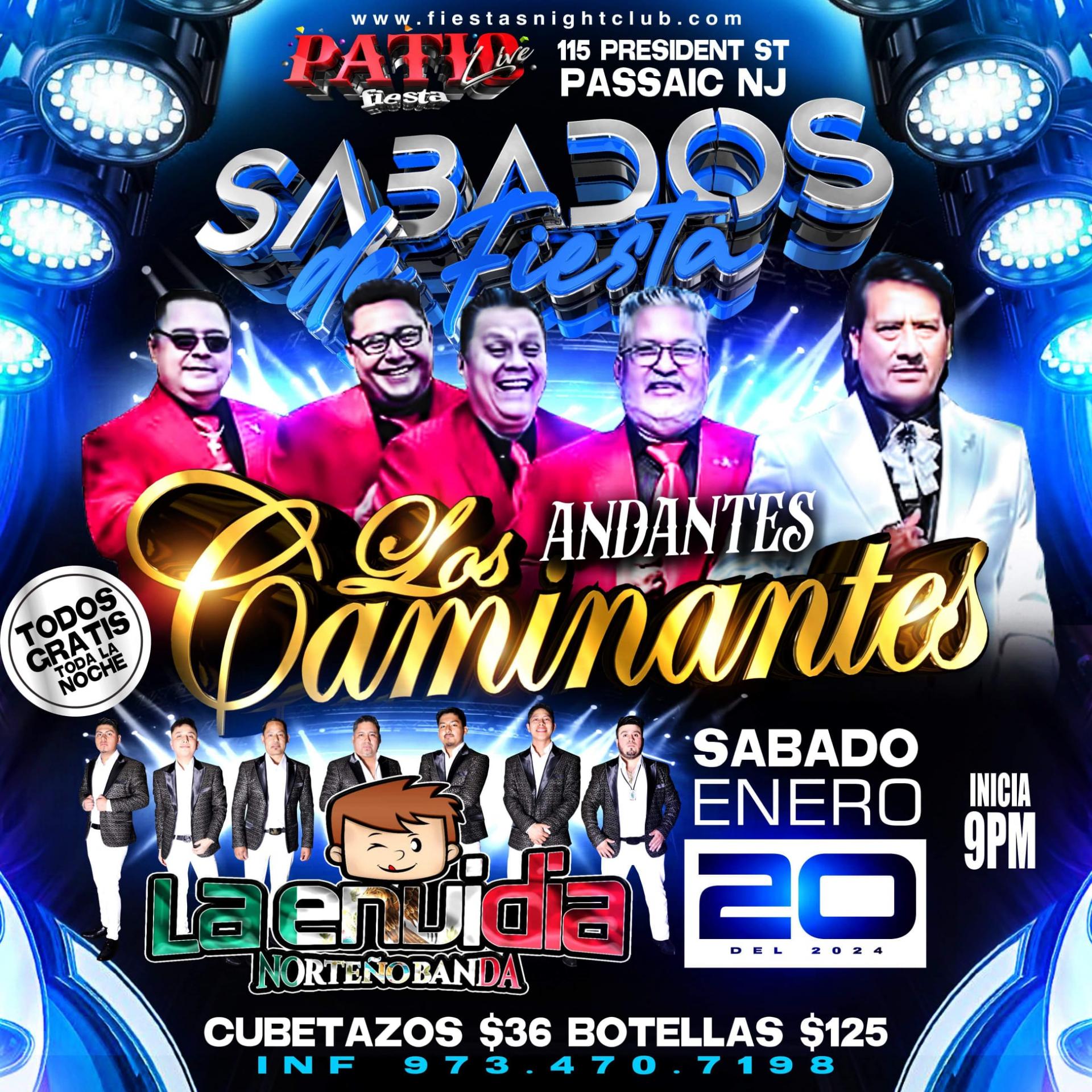 Buy tickets for LOS CAMINANTES ANDANTES, LA ENVIDIA NORTEÑOBANDA LOS CAMINANTES ANDANTES, LA ENVIDIA NORTEÑOBANDA