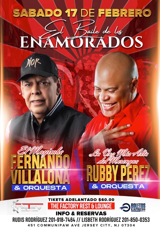 FERNANDO VILLALONA | RUBBY PÉREZ Tickets - BoletosExpress