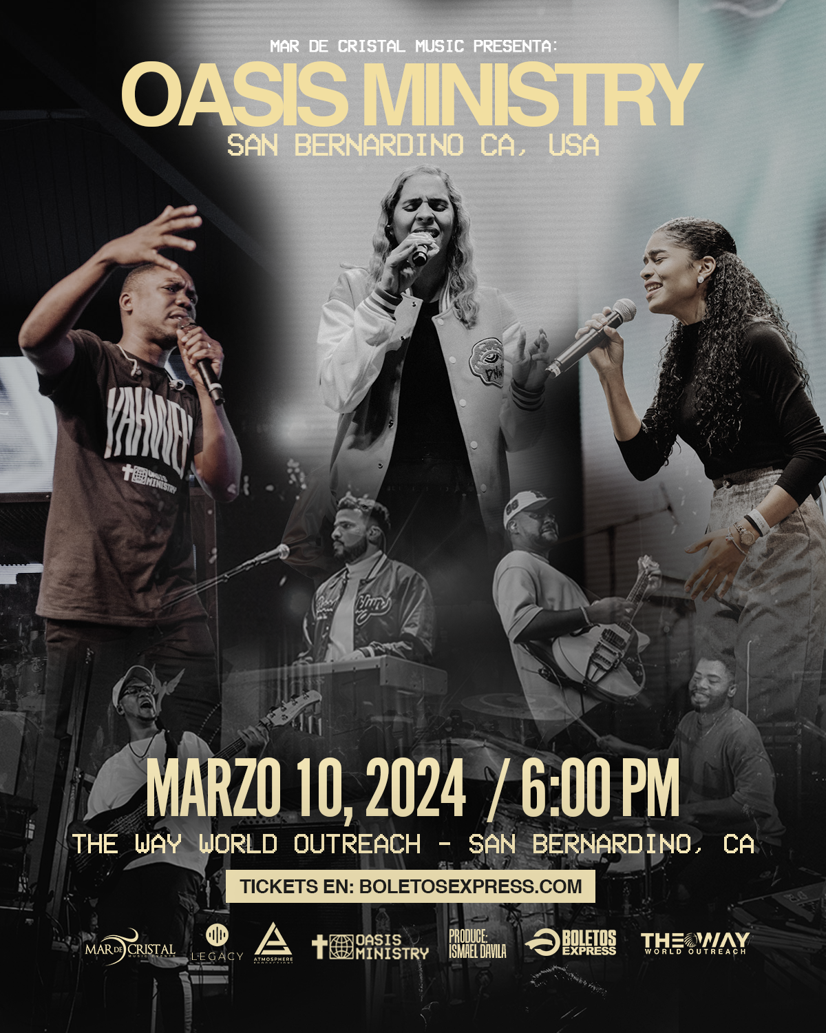 Buy tickets for Oasis Ministry USA TOUR - SAN BERNARDINO, CALIFORNIA 2024 Oasis Ministry USA TOUR - SAN BERNARDINO, CALIFORNIA 2024