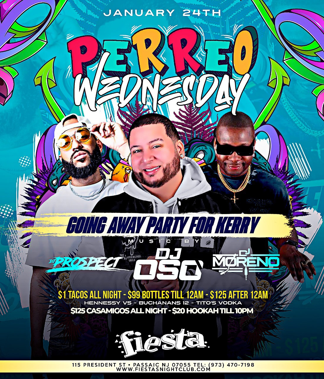 DJ PROSPECT, DJ OSO, DJ MORENO; GOING AWAY PARTY FOR KERRY
