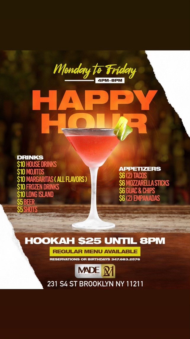 Made 21 Lounge Williamsburg Guestlist Birthdays & Events 2024