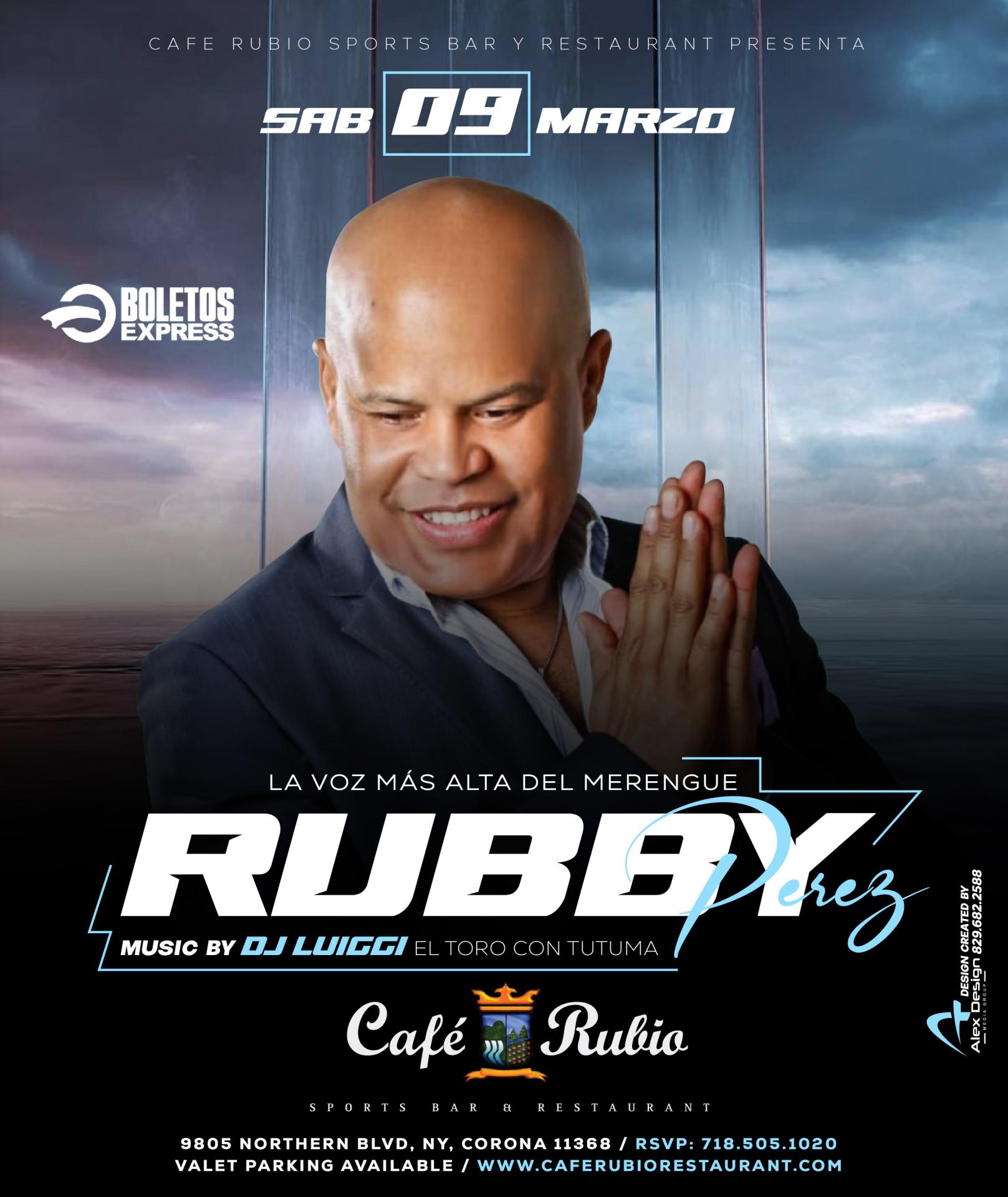 RUBBY PEREZ & ORQUESTA EN CAFE RUBIO