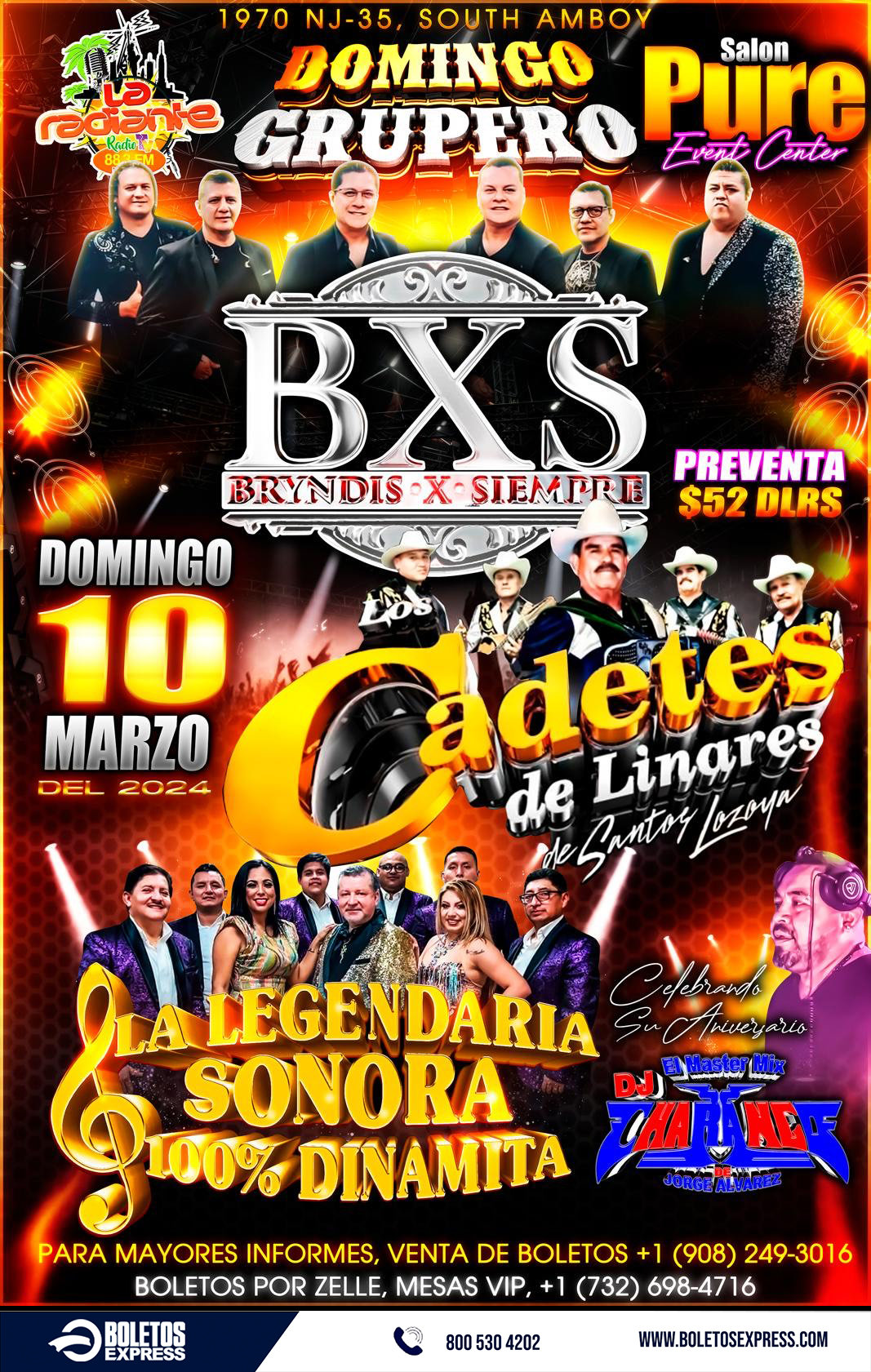 Buy tickets for BXS BRINDIS X SIEMPRE  | LOS CADETES DE LINARES BXS BRINDIS X SIEMPRE  | LOS CADETES DE LINARES