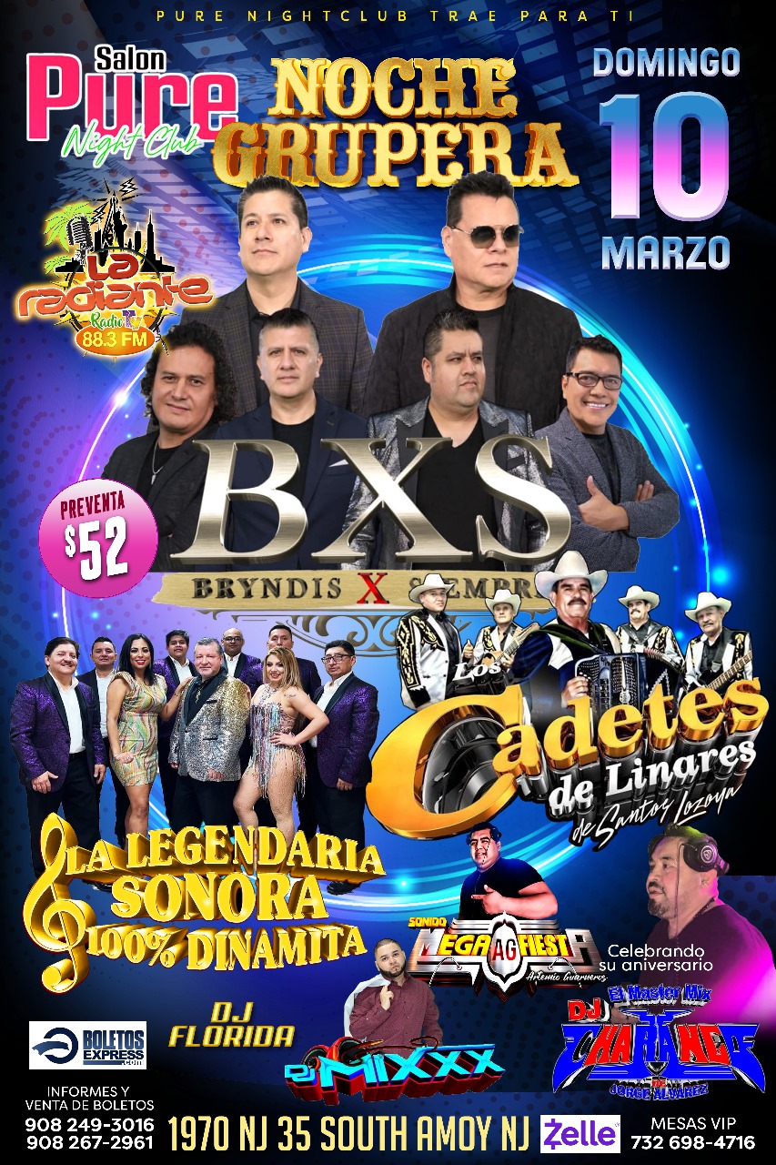BRINDYS en Puré Night Club