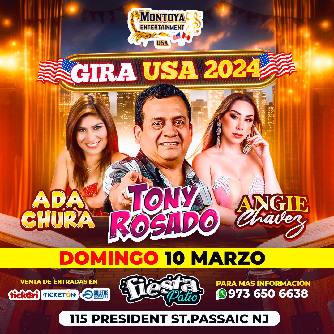 TONY ROSADO, ANA CHURA, ANGIE CHAVEZ