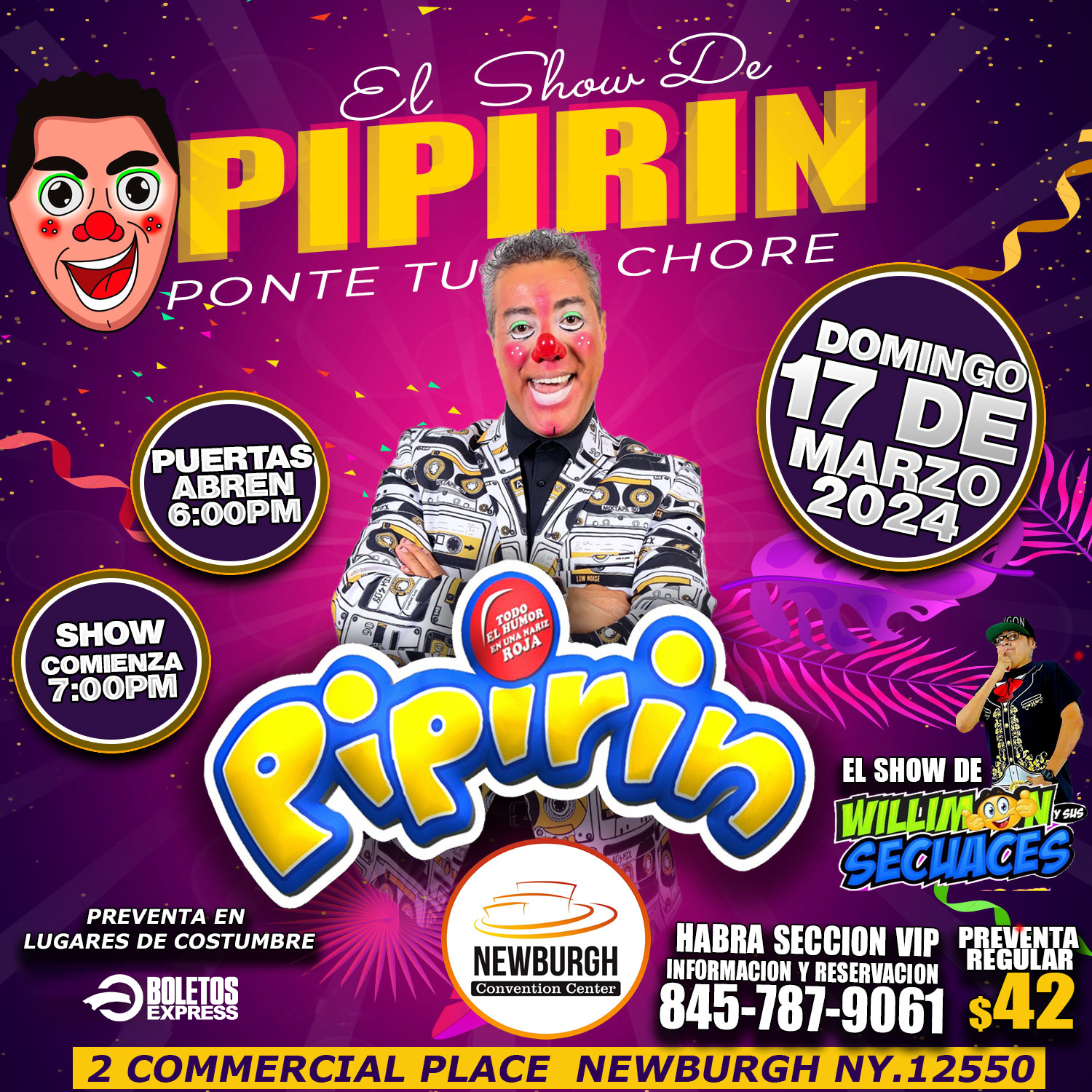 EL SHOW DE PIPIRIN  Y EL SHOW DE WILLIAMON Y SUS SECHUACES