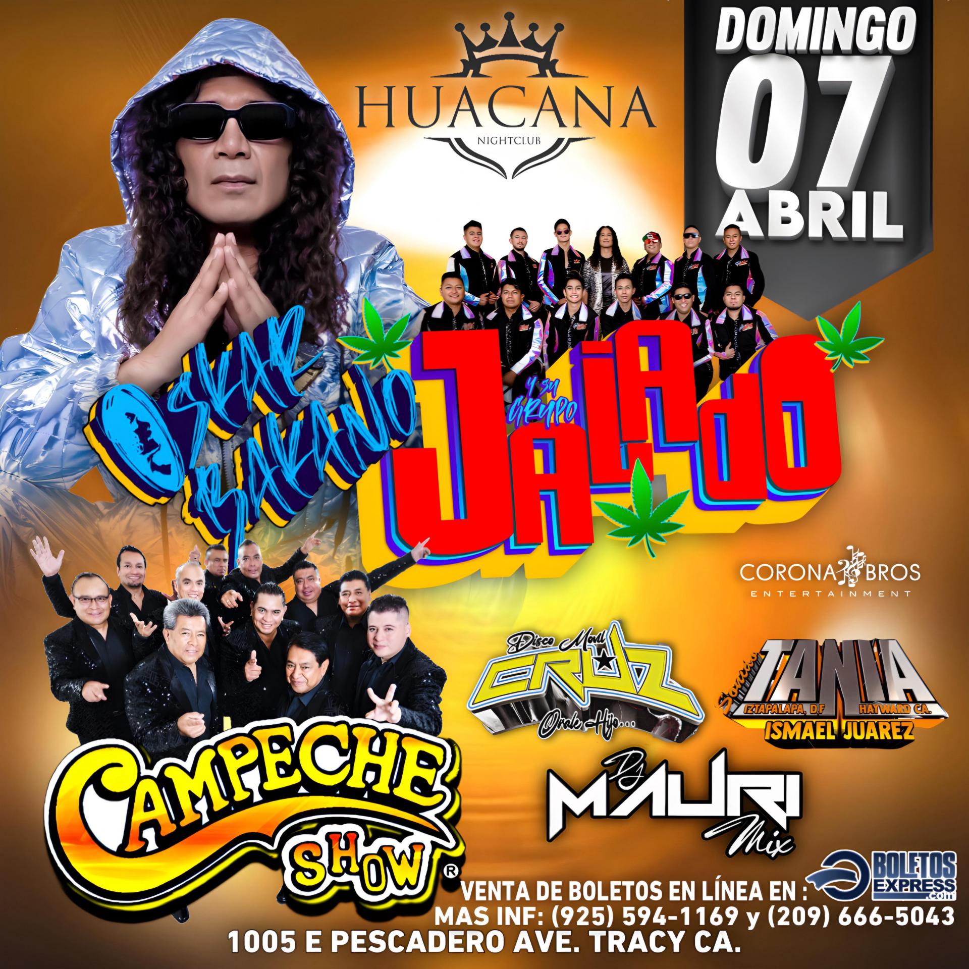 Grupo Jalado de oskar bakano y Campeche Show en Tracy Ca
