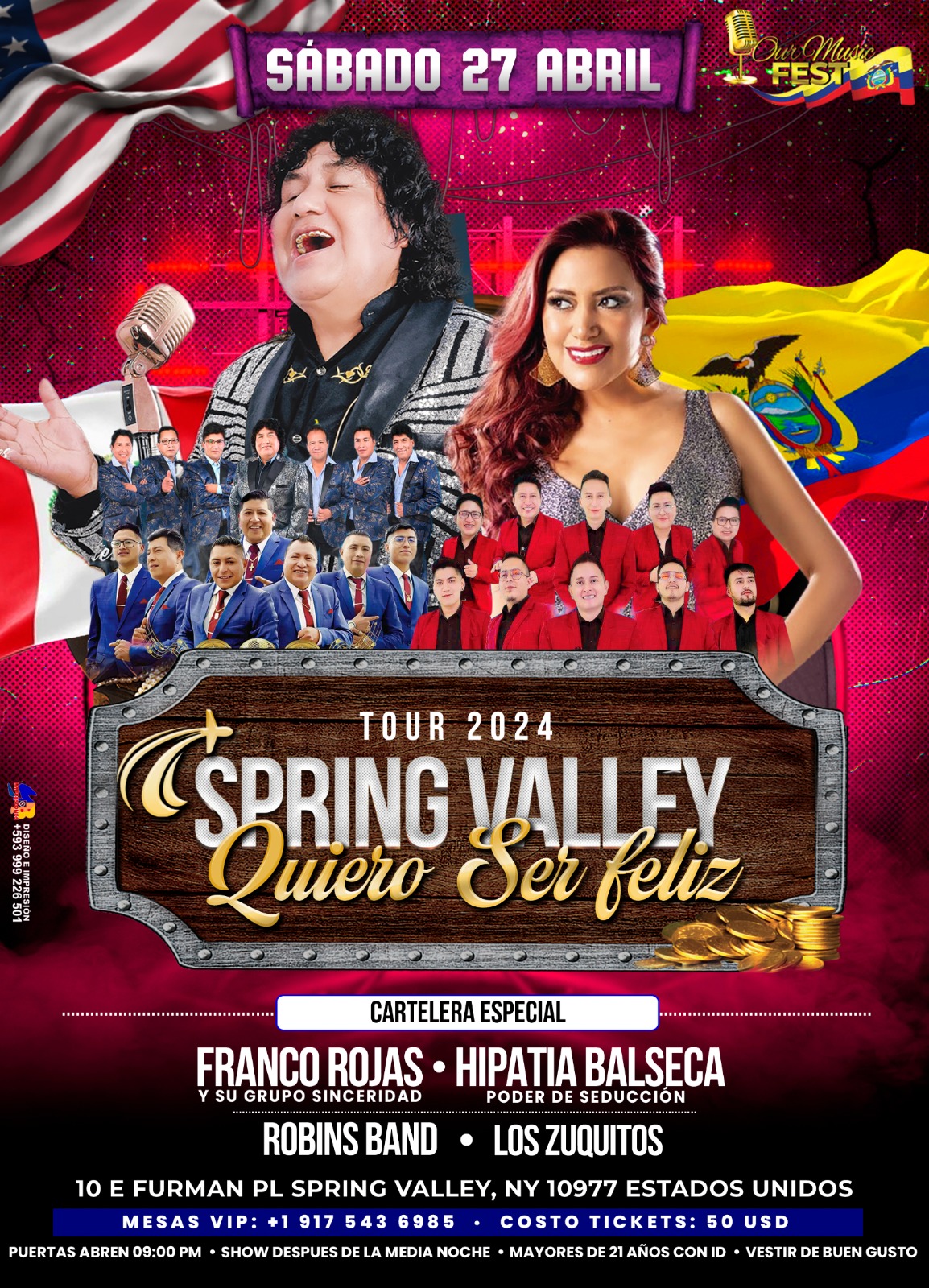 TOUR 2024 QUIERO SER FELIZ - SPRING VALLEY