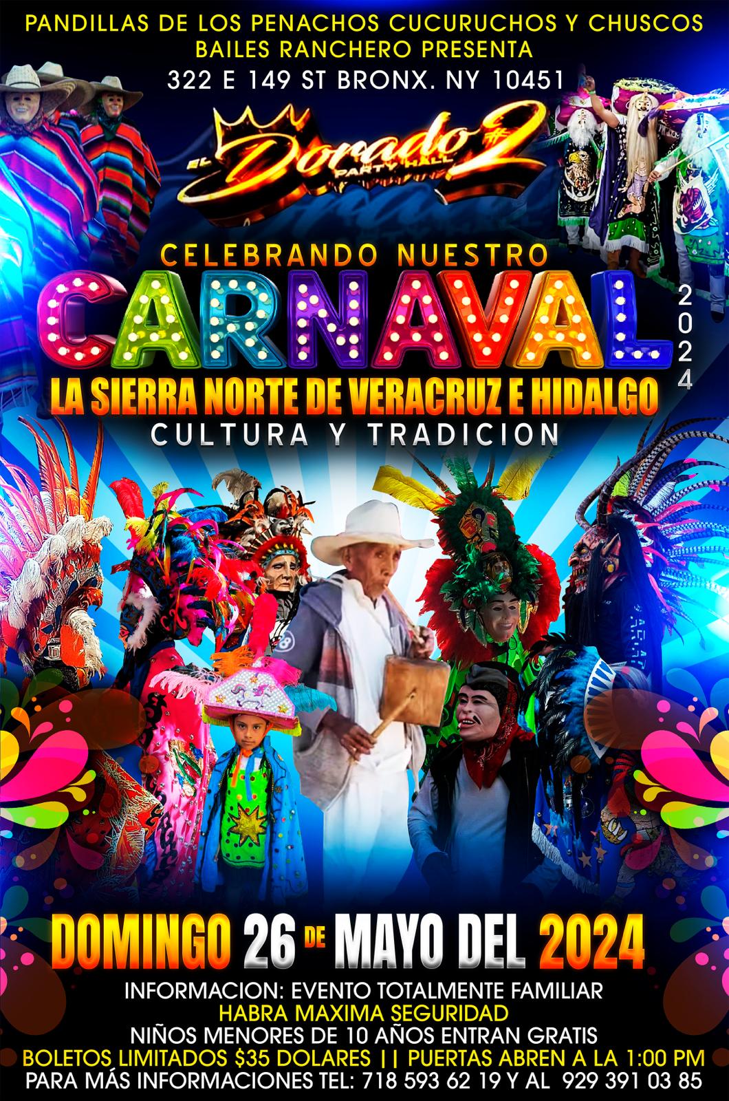 Buy tickets for BAILES RANCHEROS PRESENTA: NUESTRO CARNAVAL 2024 BAILES RANCHEROS PRESENTA: NUESTRO CARNAVAL 2024