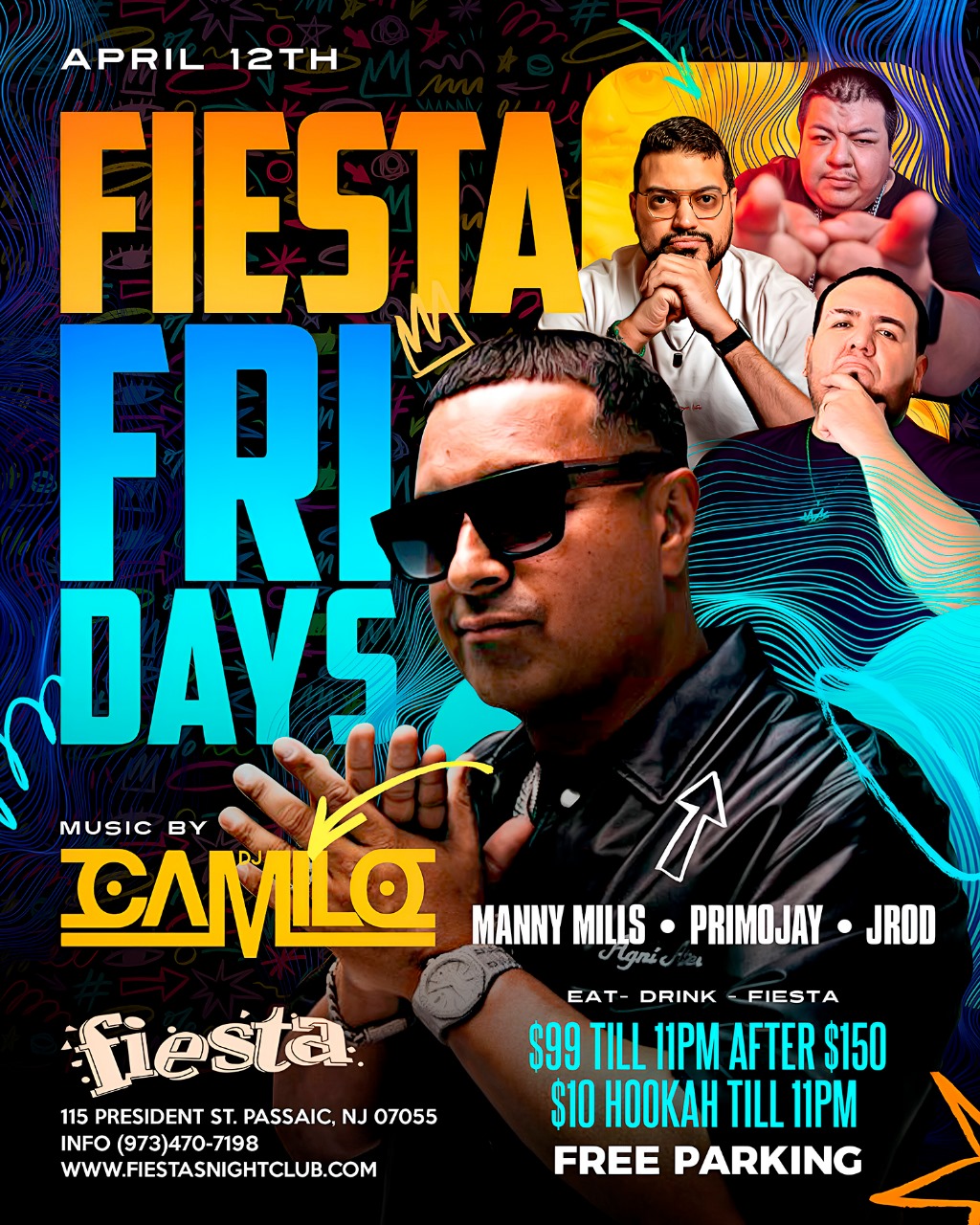 DJ CAMILO, MANNY MILLS, PRIMOJAY, JAYROD