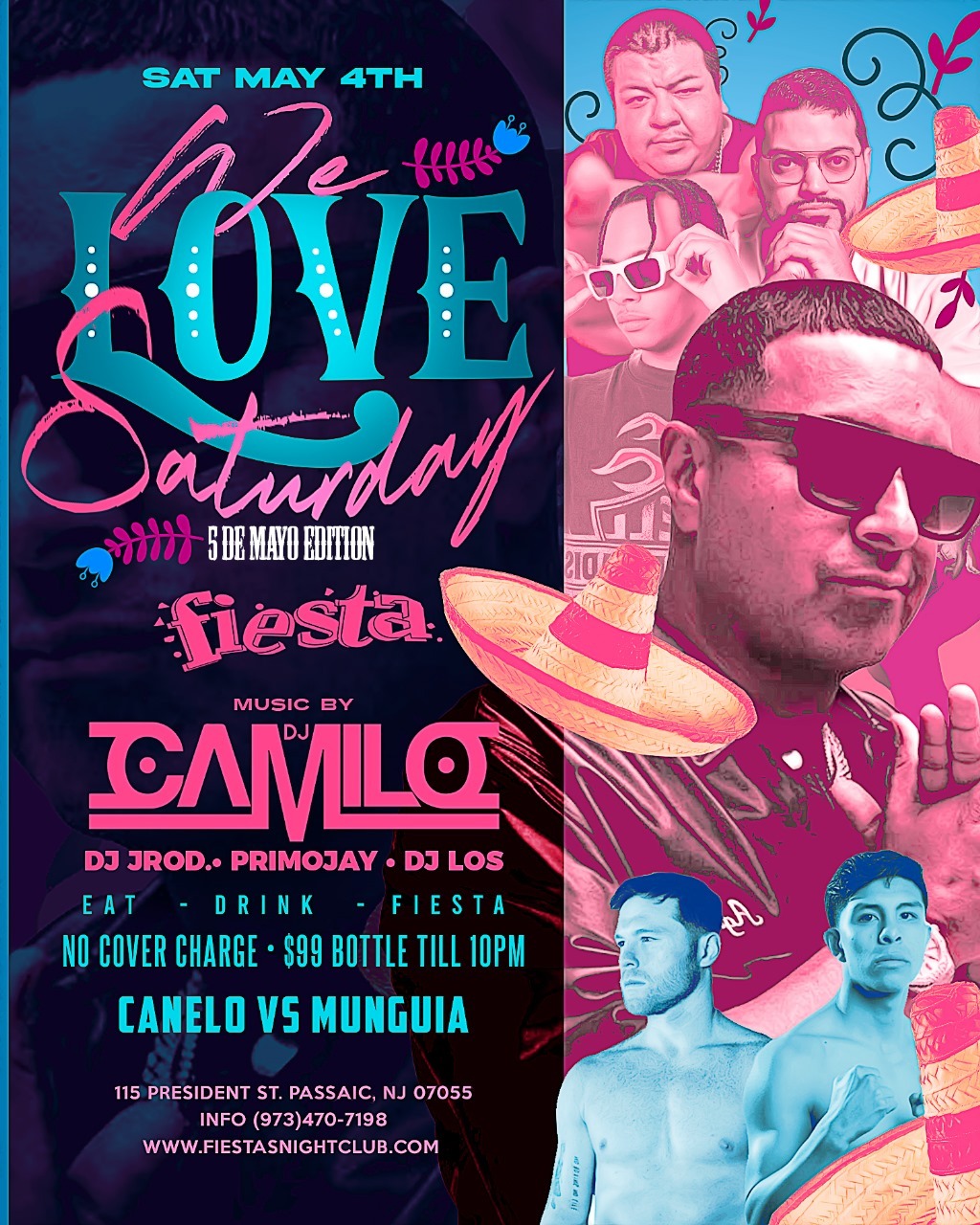 DJ CAMILO, DJ JROD, DJ PRIMO JAY, DJ LOS, CANELO VS. MUNGIA Tickets ...