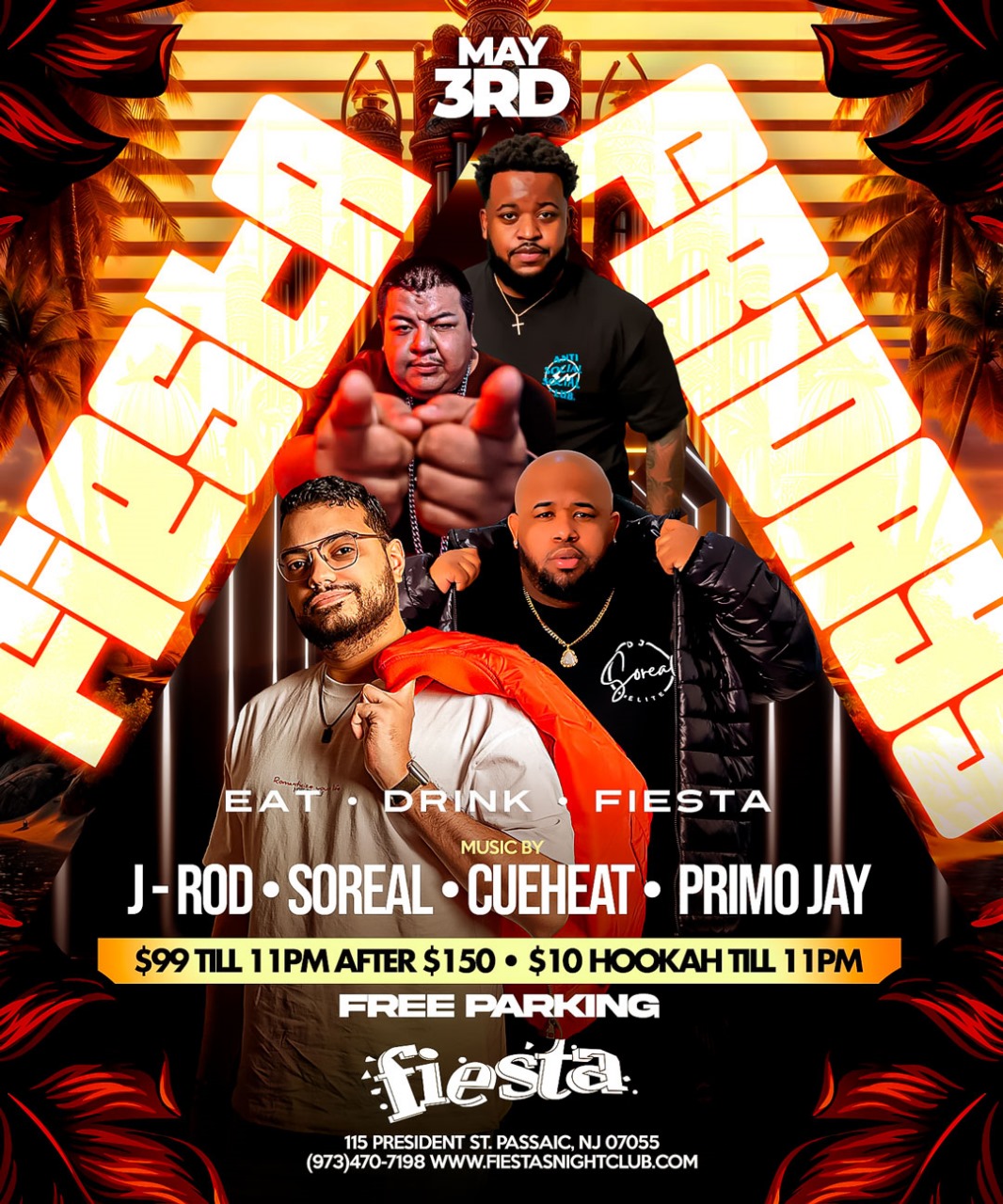 DJ JROD, SOREAL, CUEHEAT, PRIMO JAY