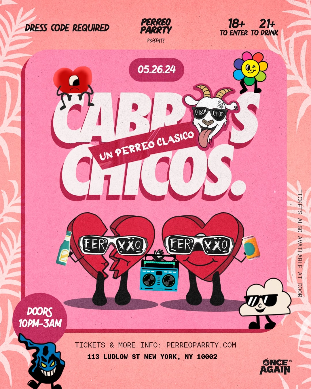 Cabros Chicos - Un Perreo Clasico - 18+ Latin & Reggaetón Dance Party