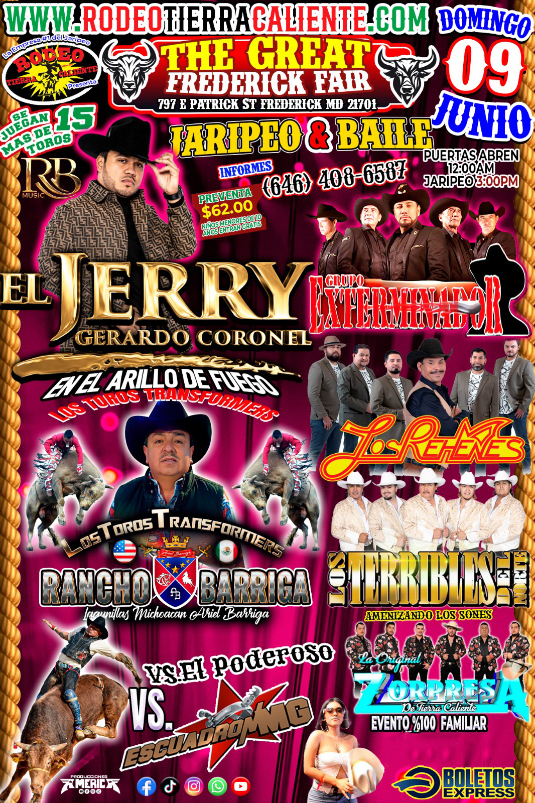 JARIPEO CON EL JERRY GERALDO CORONEL RANCHO BARRIGA DOMINGO MARYLAND