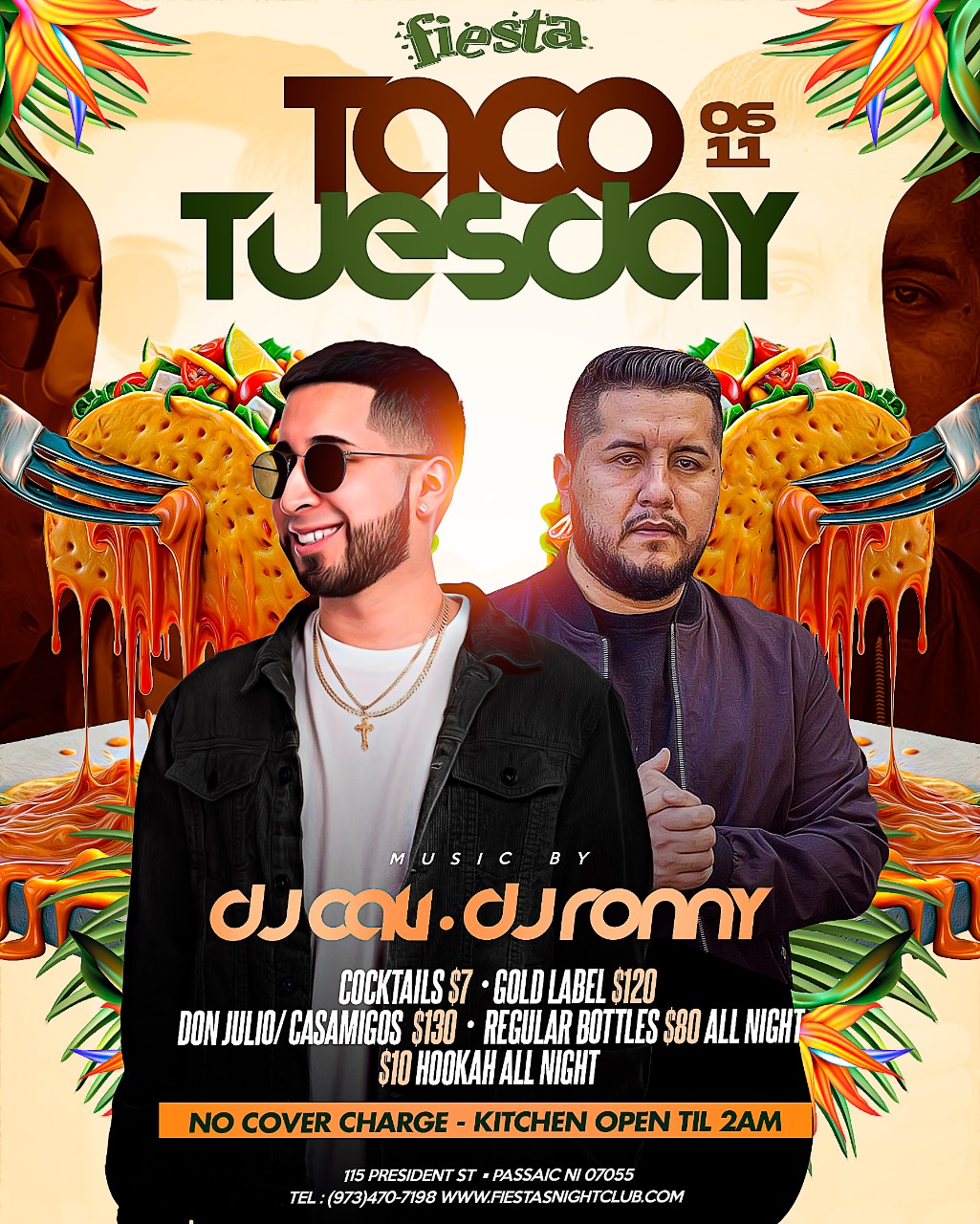 DJ RONNY, DJ CALI - TACO TUESDAY