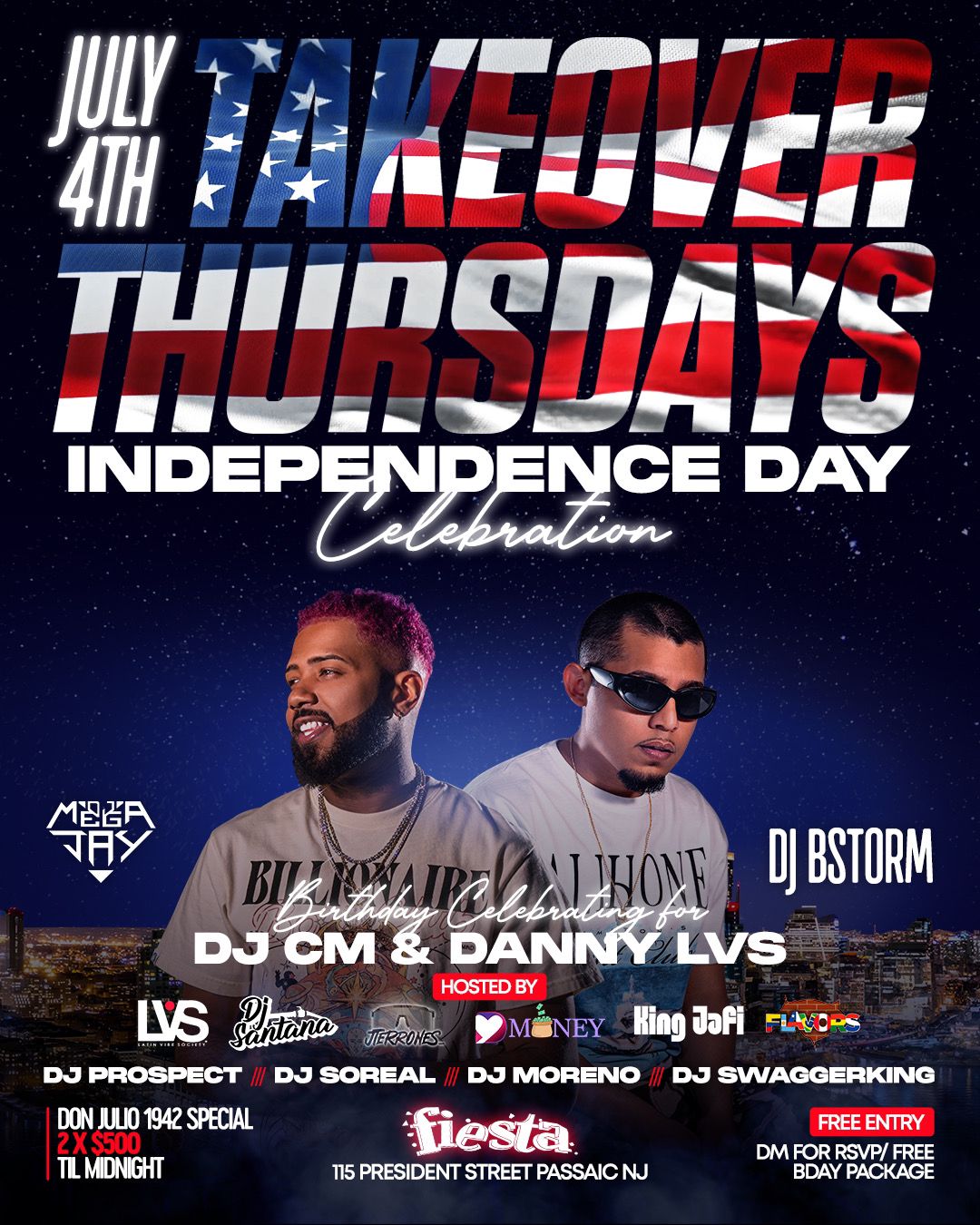 DJ MEGA JAY, DJ BSTORM, BIRTHDAY CELEBRATION DJ CM & DANNY LVS