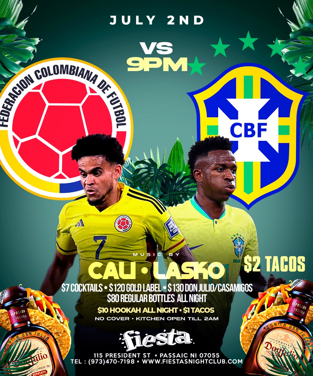 DJ CALI, DJ LASKO COPA AMERICA COLOMBIA VS. BRASIL Tickets BoletosExpress