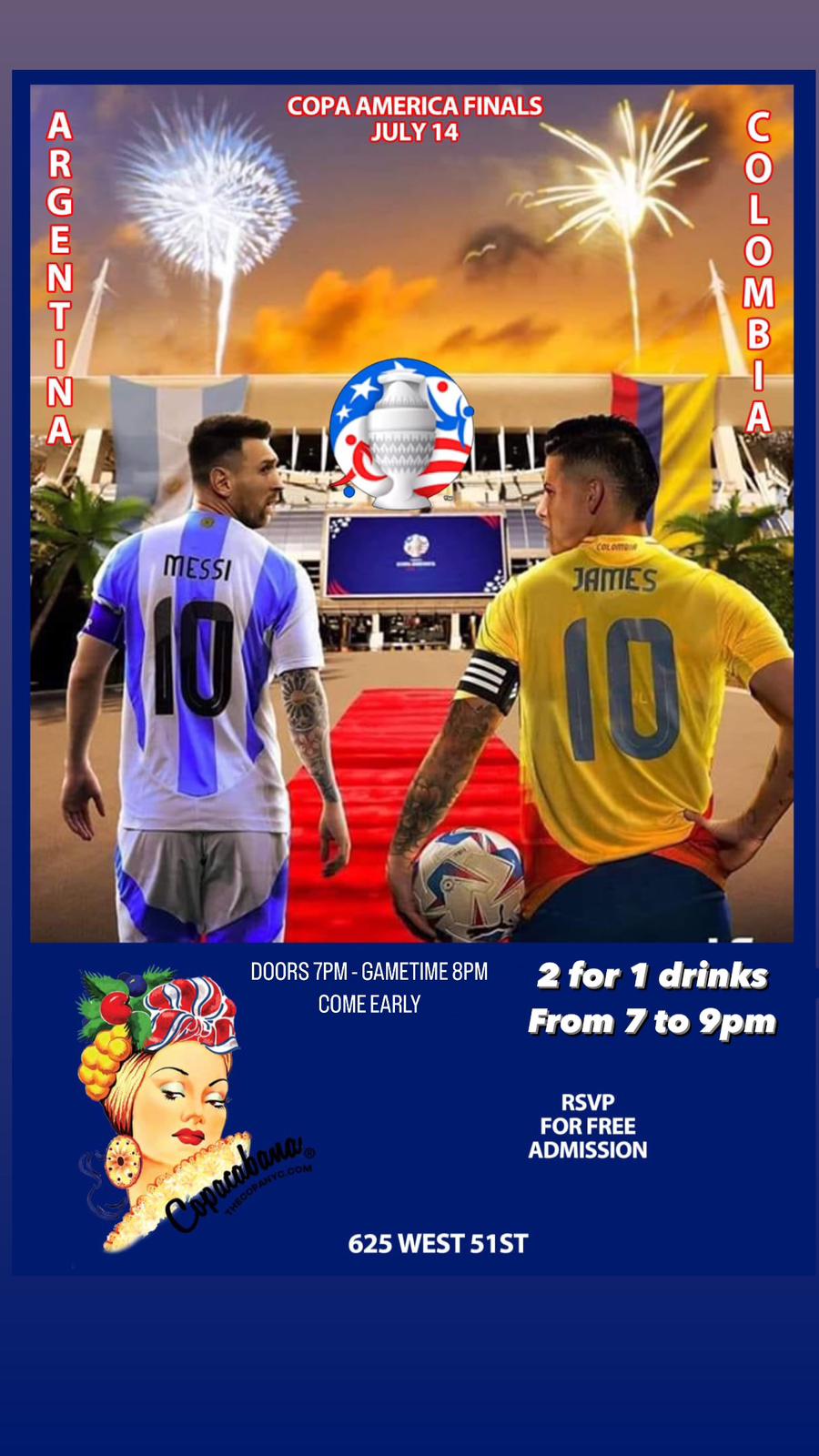 Copa america final Colombia vs Argentina