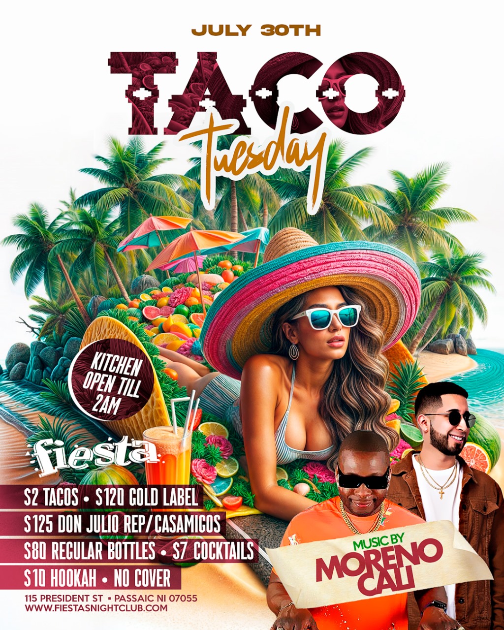 DJ MORENO, DJ CALI - TACO TUESDAY