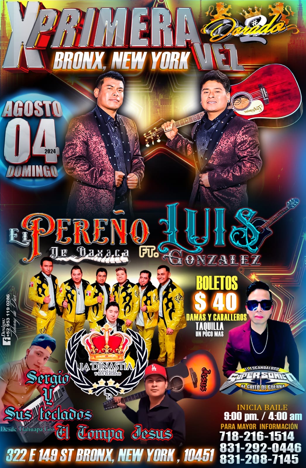 EL PEREÑO DE OAXACA FT. LUIS GONZALEZ Tickets - BoletosExpress