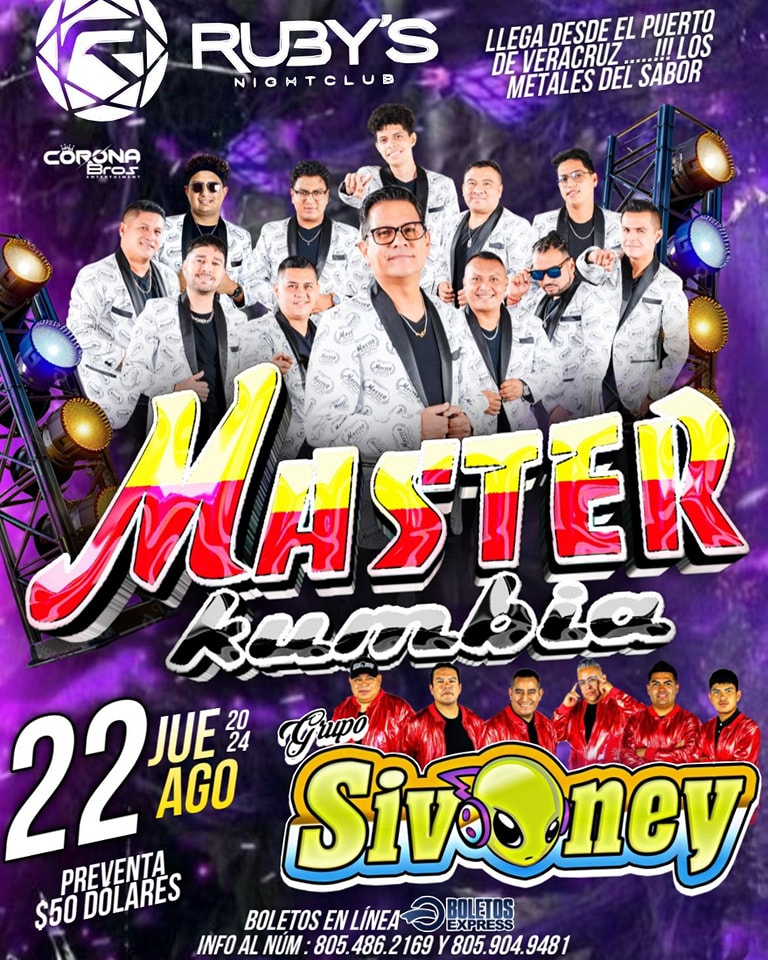 MASTER KUMBIA EN OXNARD CA