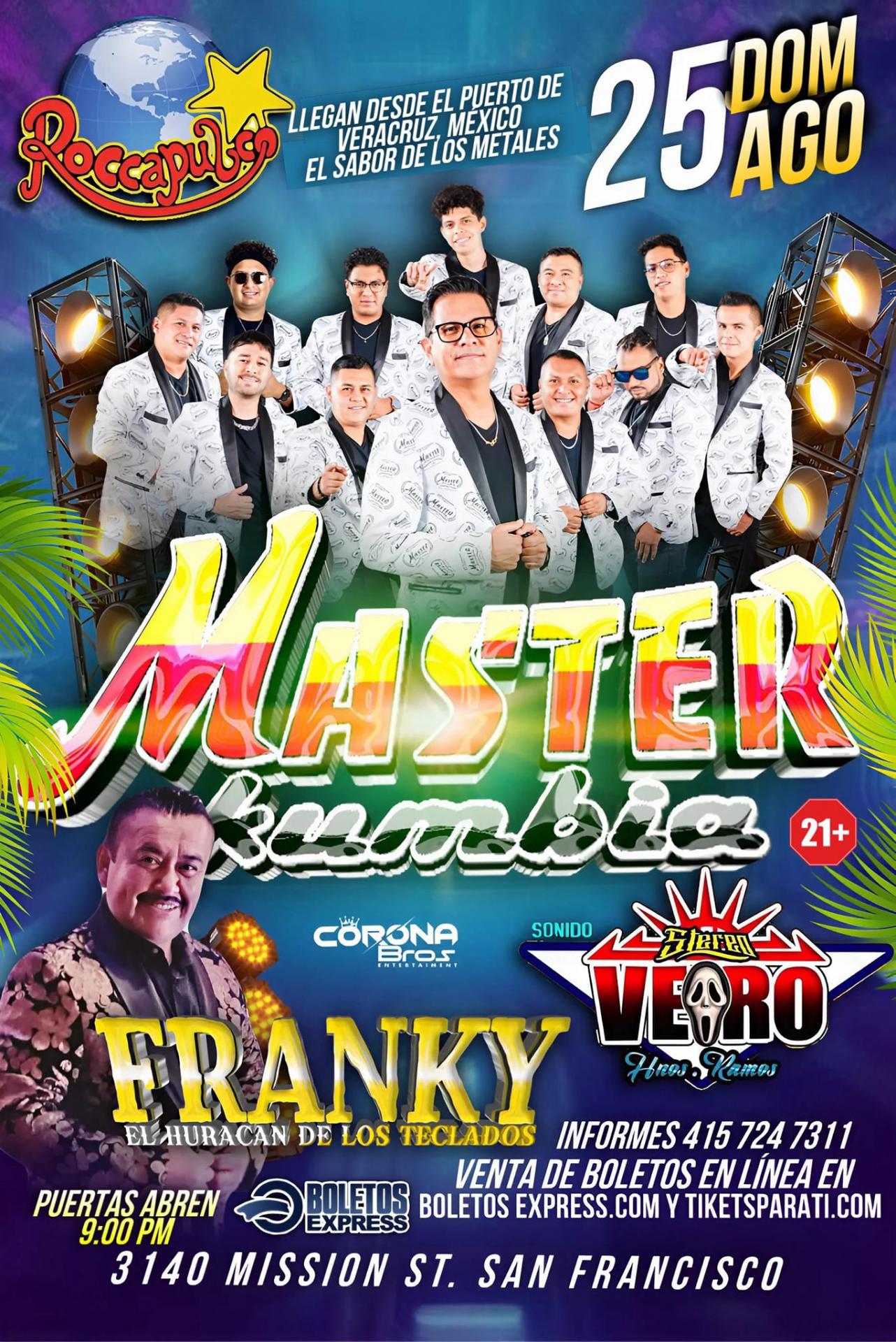 MASTER KUMBIA EN SAN FRANCISCO CA