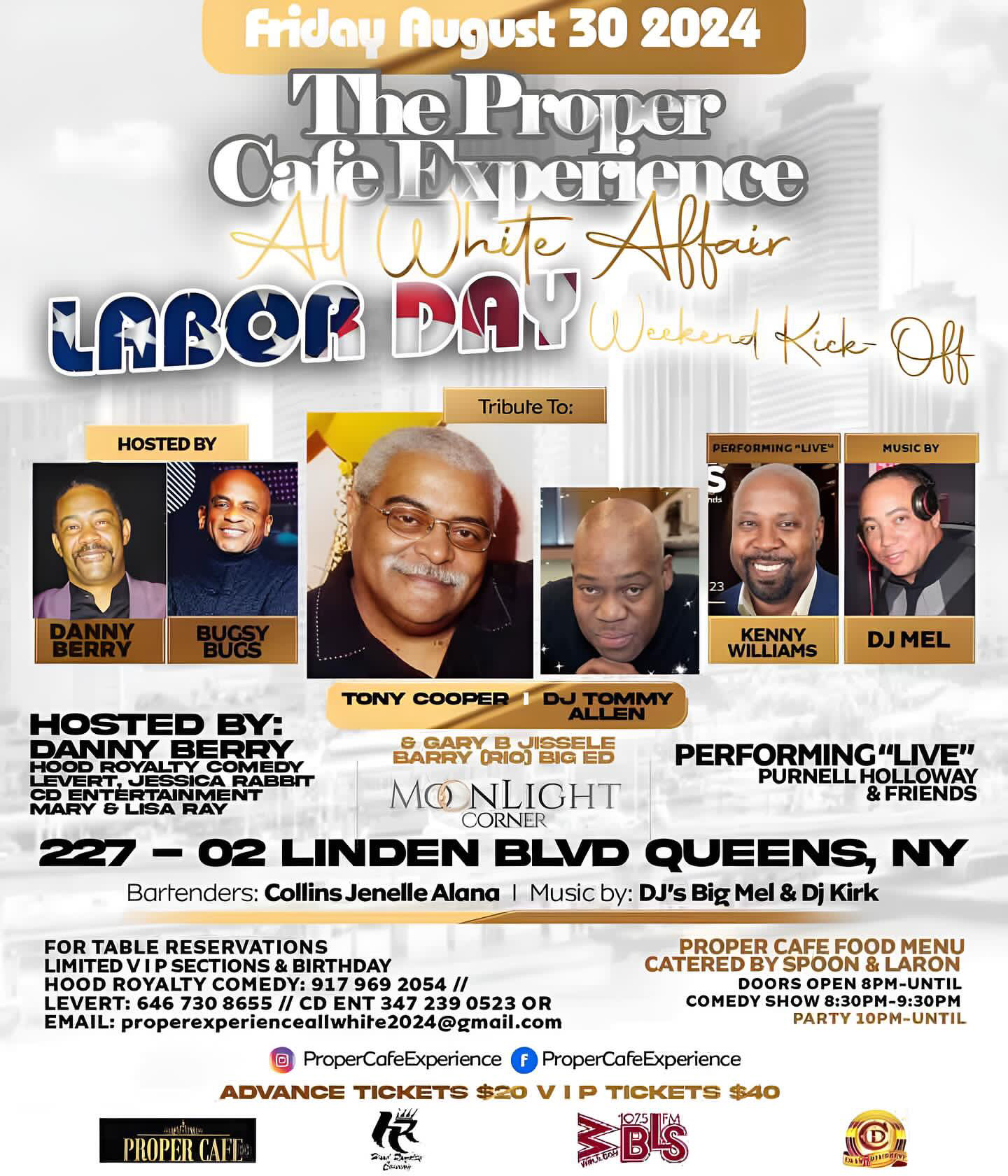 THE PROPER CAFE EXPERIENCE “ALL WHITE AFFAIR” 