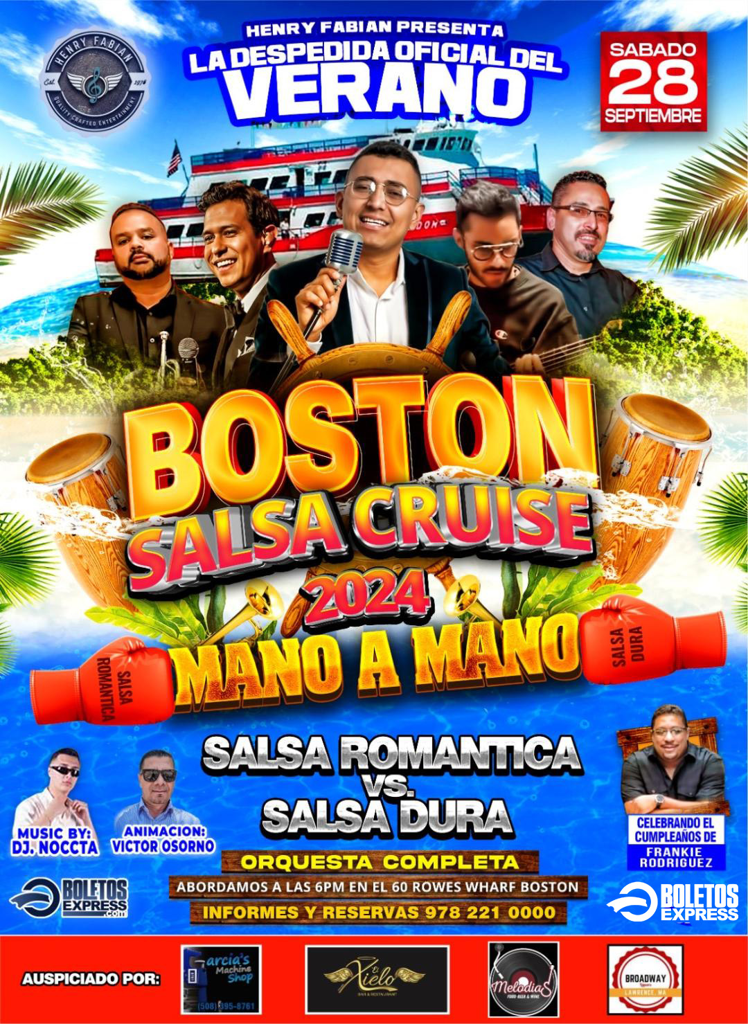 BOSTON SALSA CRUISE 2024