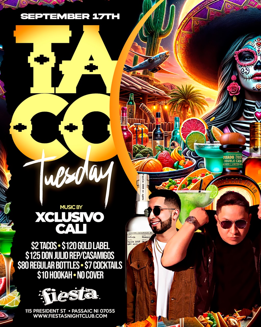 DJ XCLUSIVO, DJ CALI - TACO TUESDAY