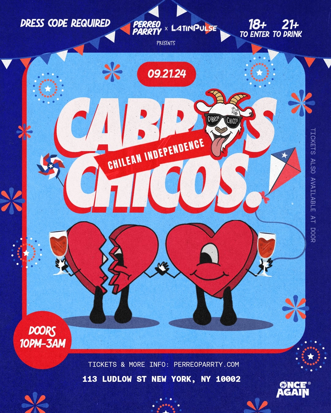 Cabros Chicos - Chilean Independence Day- 18+ Latin & Reggaeton Dance Party