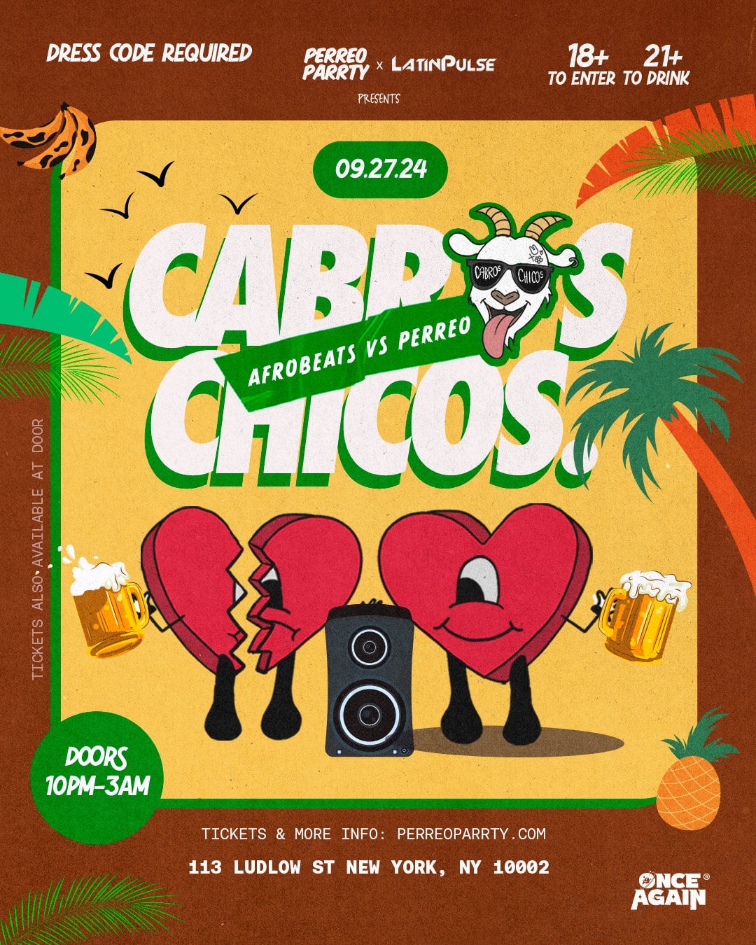 Cabros Chicos - Nigerian Independence Day- 18+ - Afrobeats v Perreo