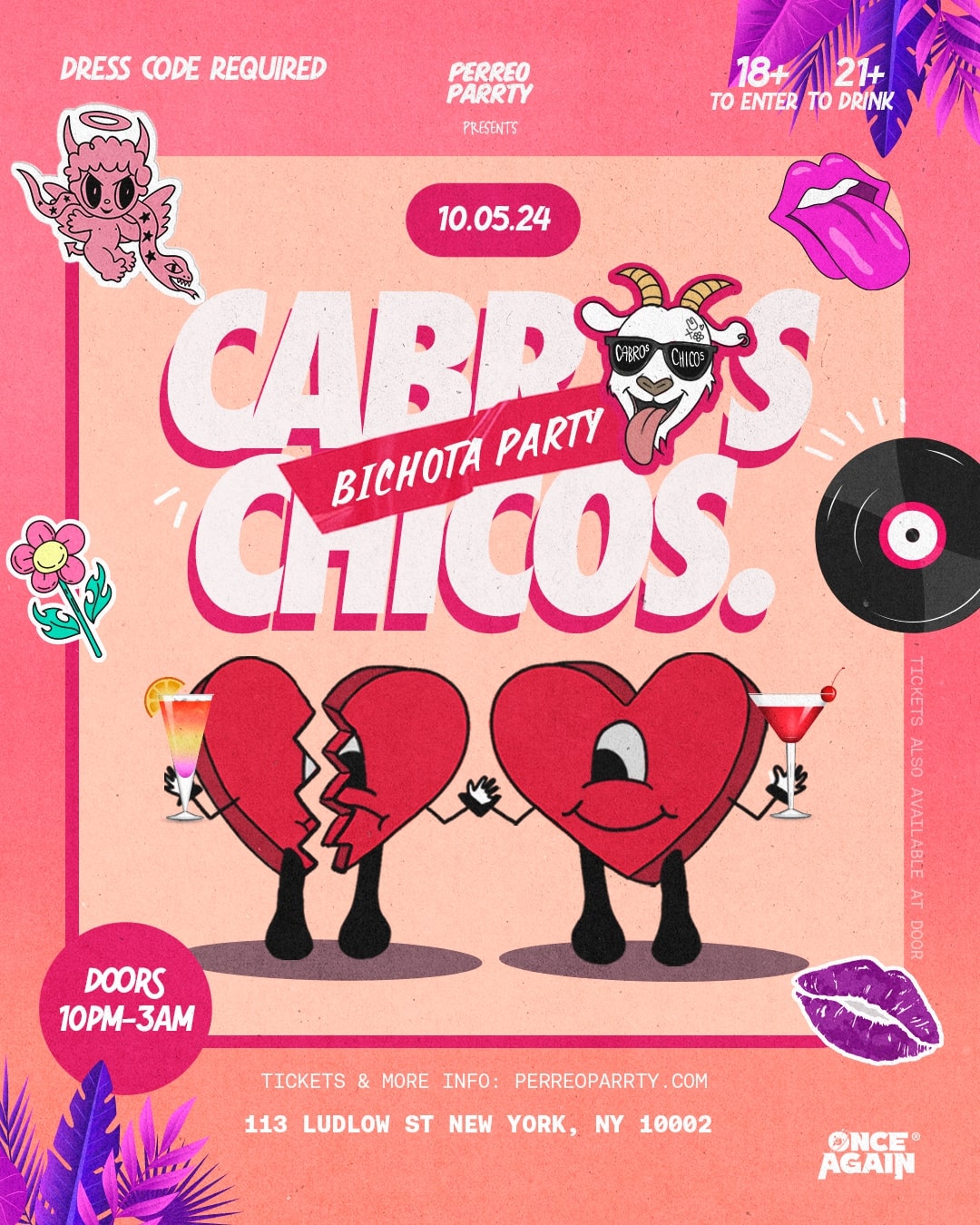 Cabros Chicos - The Bichota Party- 18+ Latin & Reggaeton Dance Party