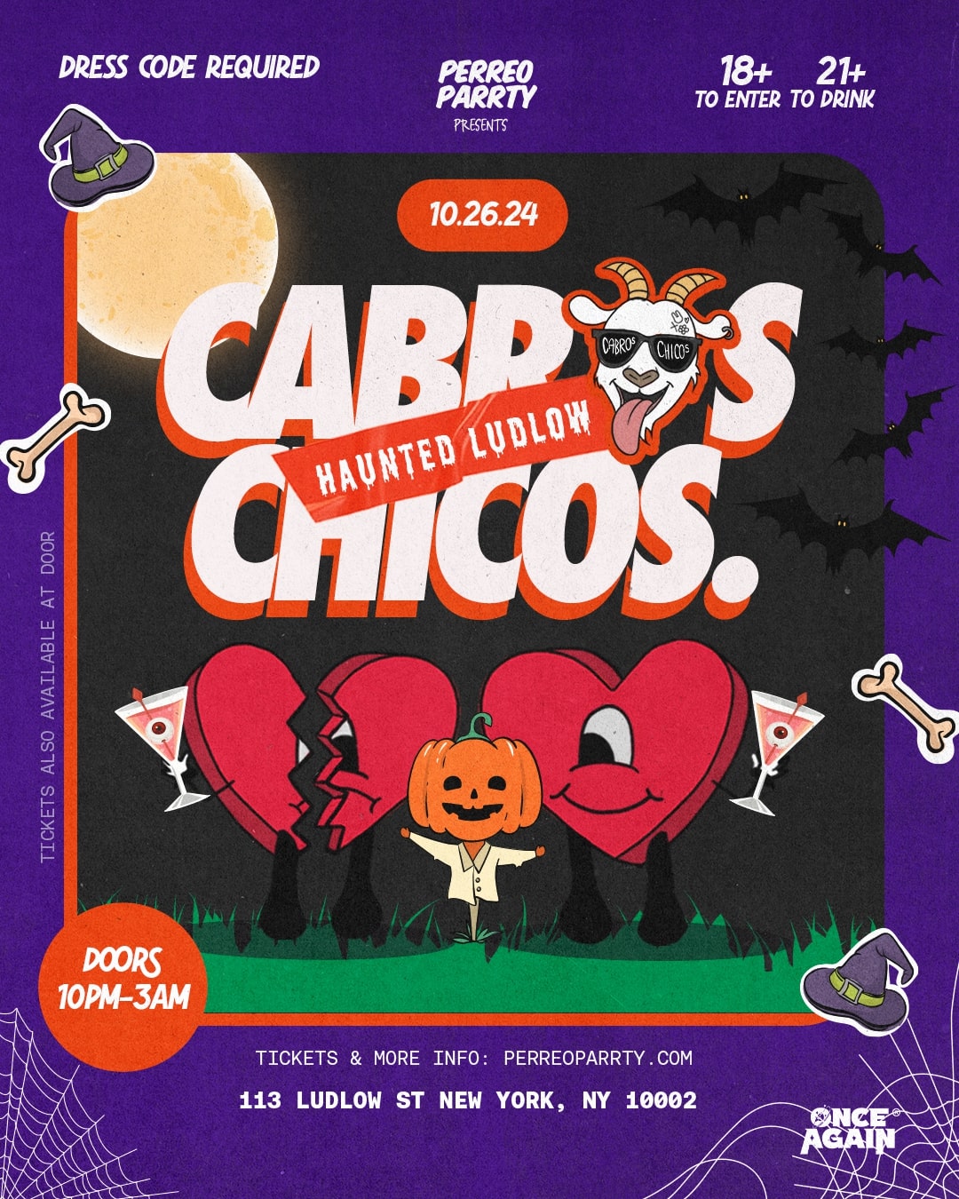 Cabros Chicos - Haunted Halloween - 18+ Latin & Reggaeton Dance Party