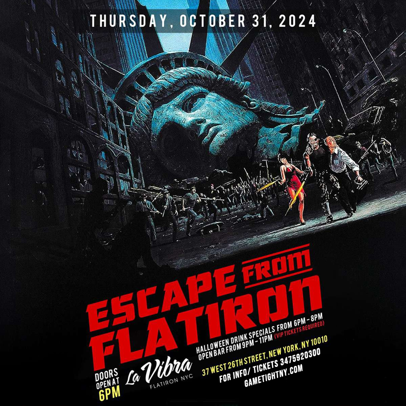 La Vibra NYC Escape from Flatiron Halloween Party 2024 Tickets