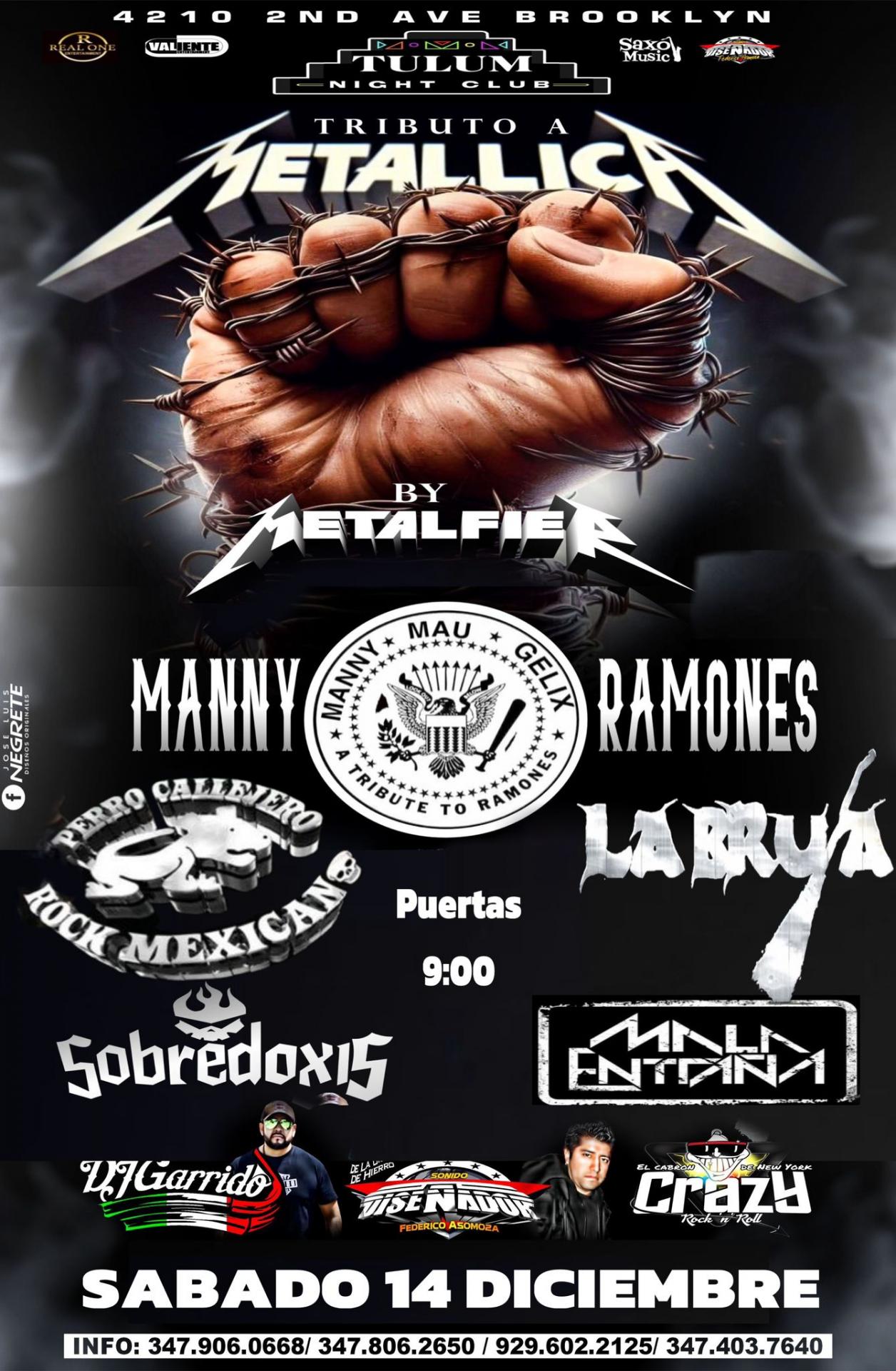 Metallica Tributo / Ramones Tributo